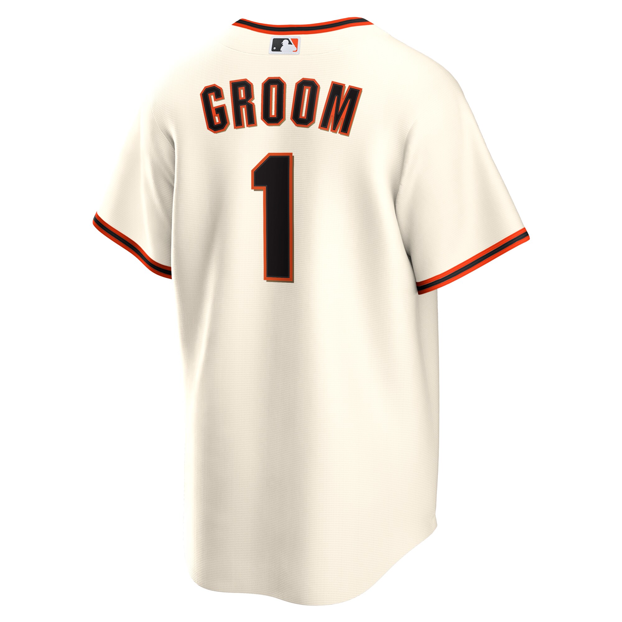 San Francisco Giants White #1 Groom Home MLB Jersey Men's