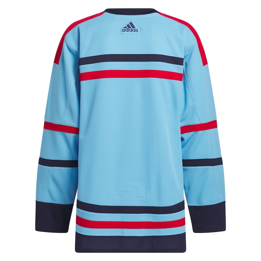 Winnipeg Jets Anniversary Primegreen Light Blue NHL Jersey Men's