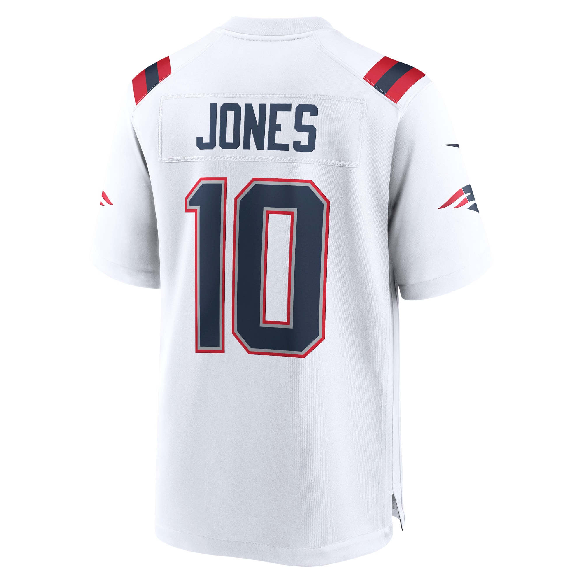 New England Patriots Mac Jones White Player Game NFL Jersey Men's
