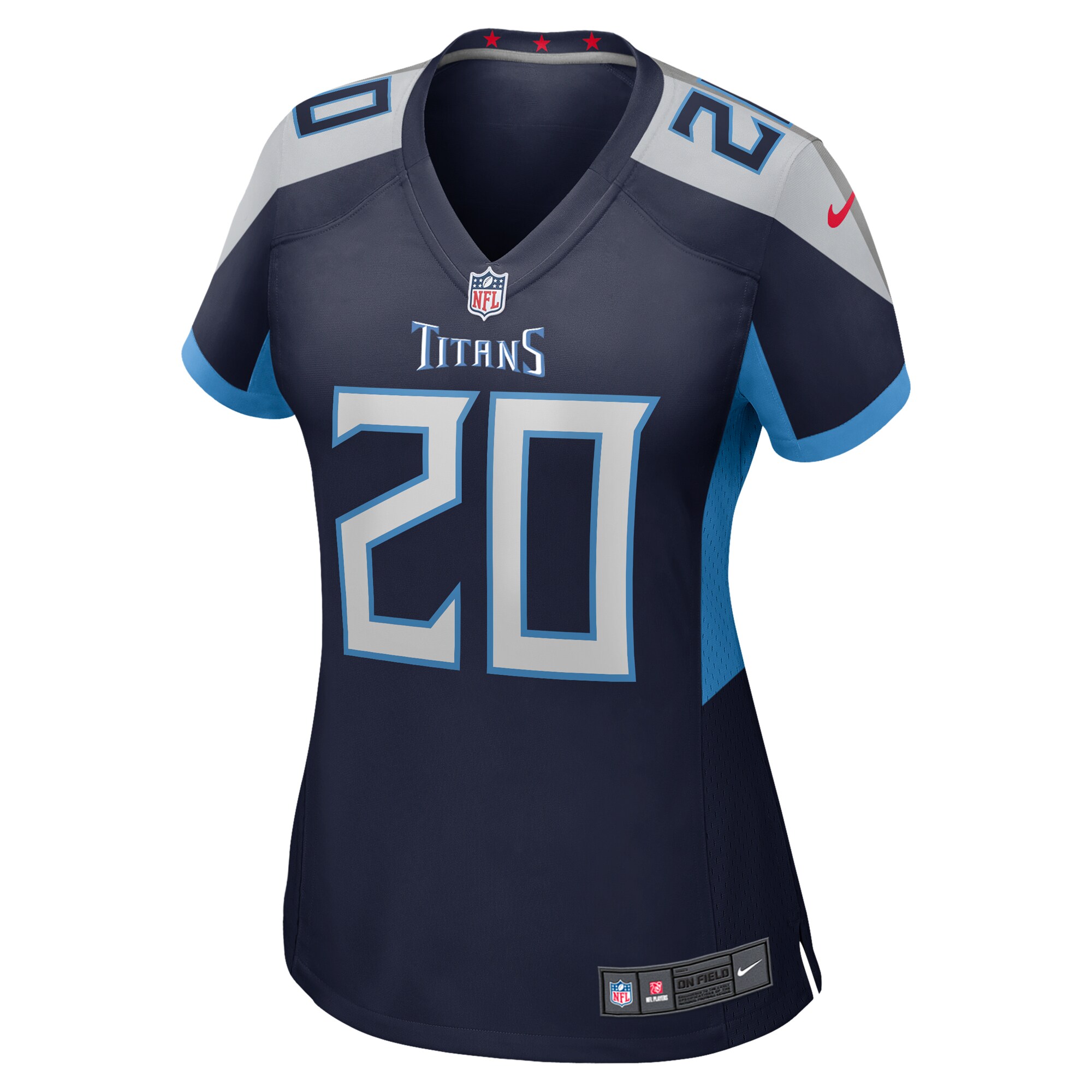 Tennessee Titans Tony Pollard Navy Game Player NFL Jersey Women's