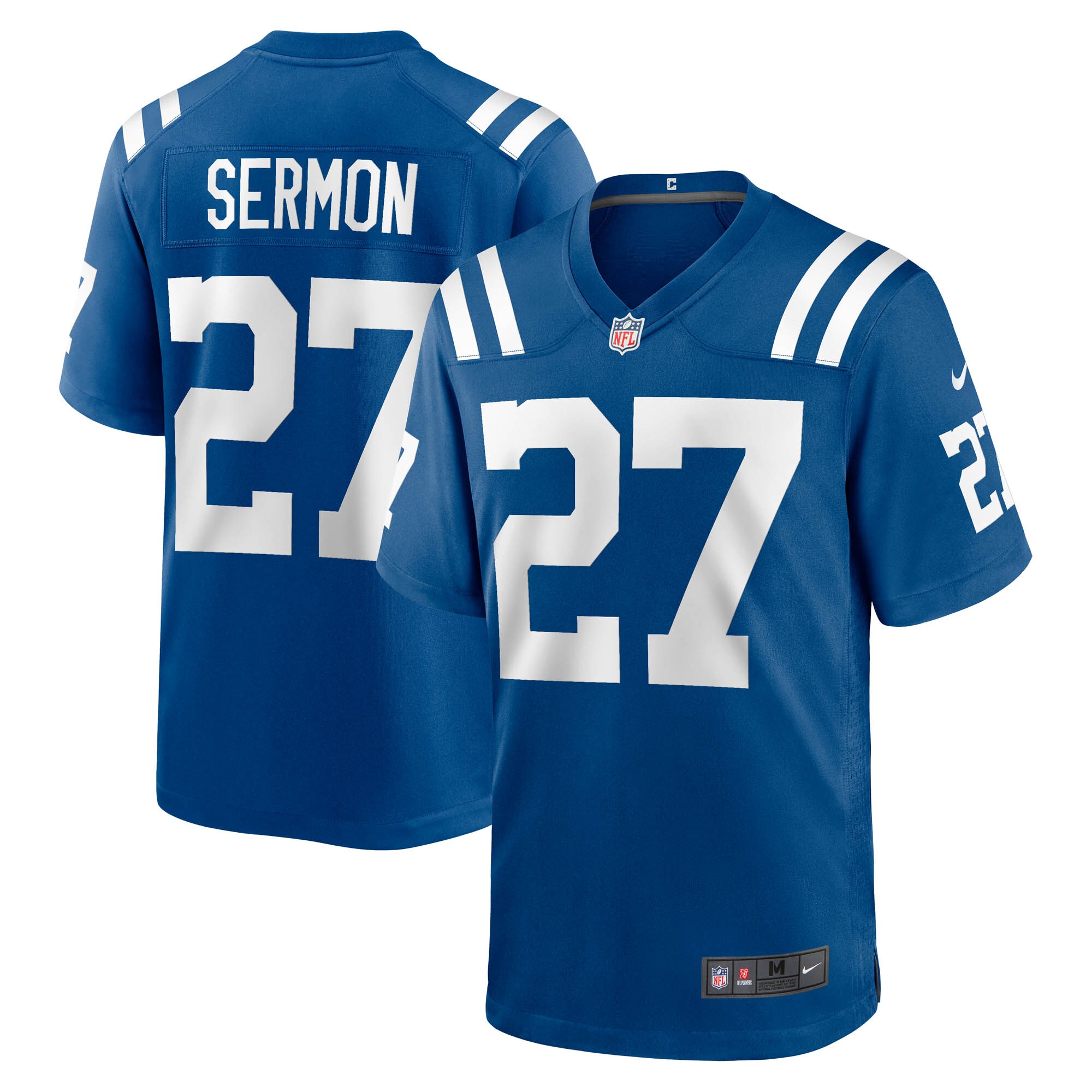 Indianapolis Colts Trey Sermon Royal Game NFL Jersey Men's