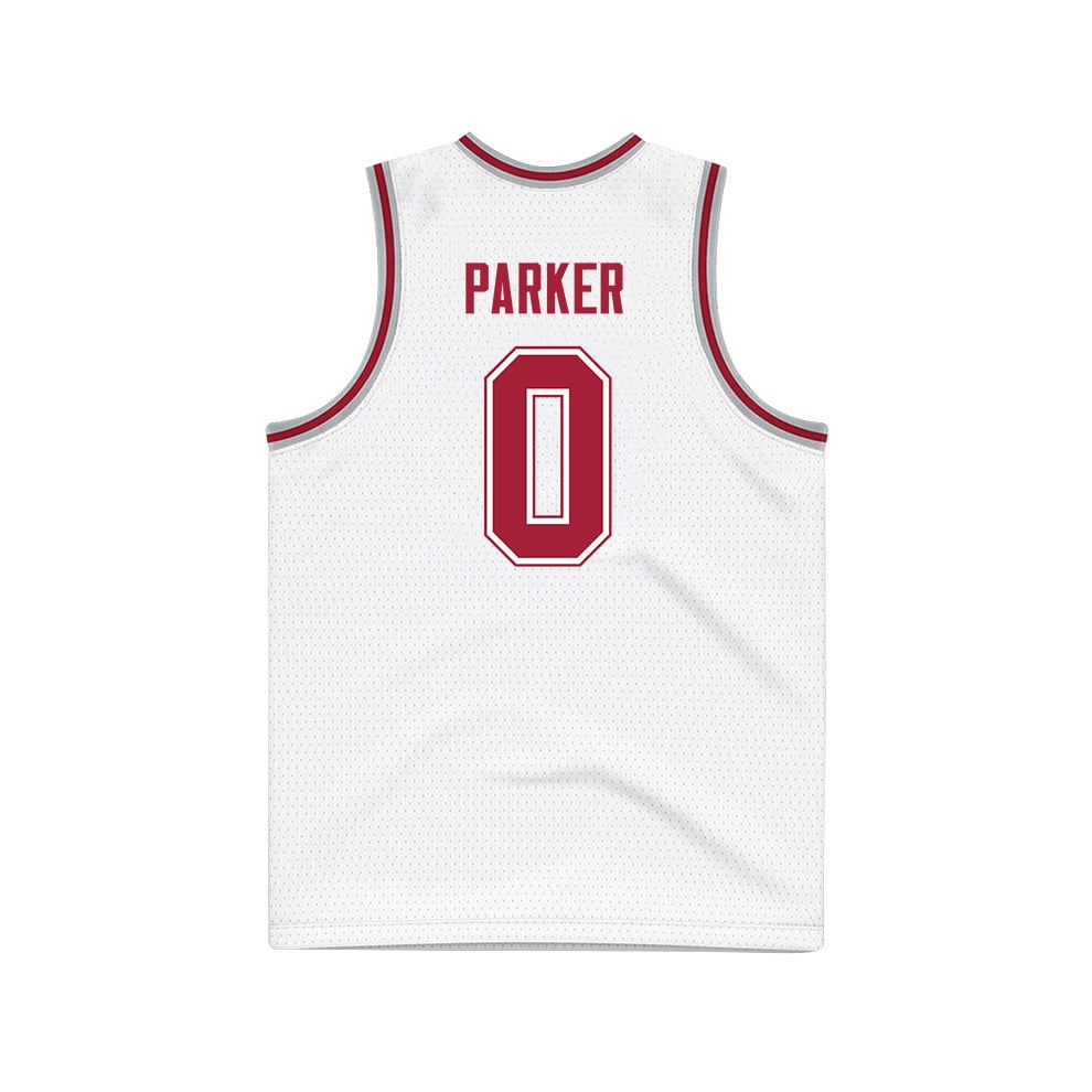 Kris Parker 0 Alabama Crimson Tide 2024 White Unisex NCAA Jersey Unisex