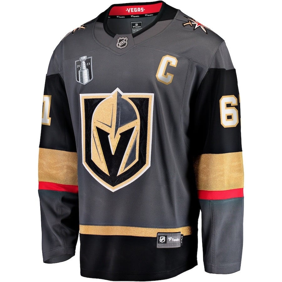 Mark Stone 61 Vegas Golden Knights 2023 Stanley Cup Final Alternate Breakaway Player Black NHL Jersey Men's