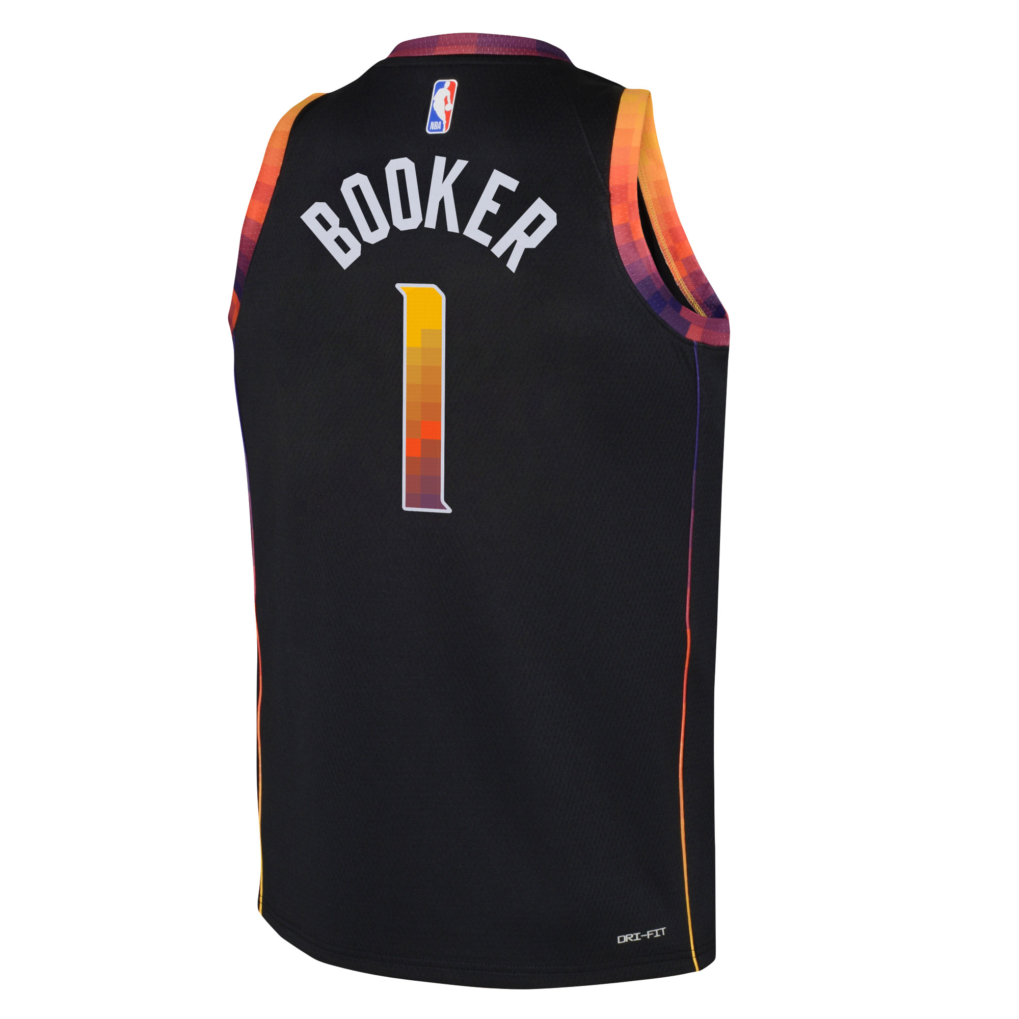 Jordan Brand Devin Booker Black Phoenix Suns Swingman Statement Edition NBA Jersey Youth