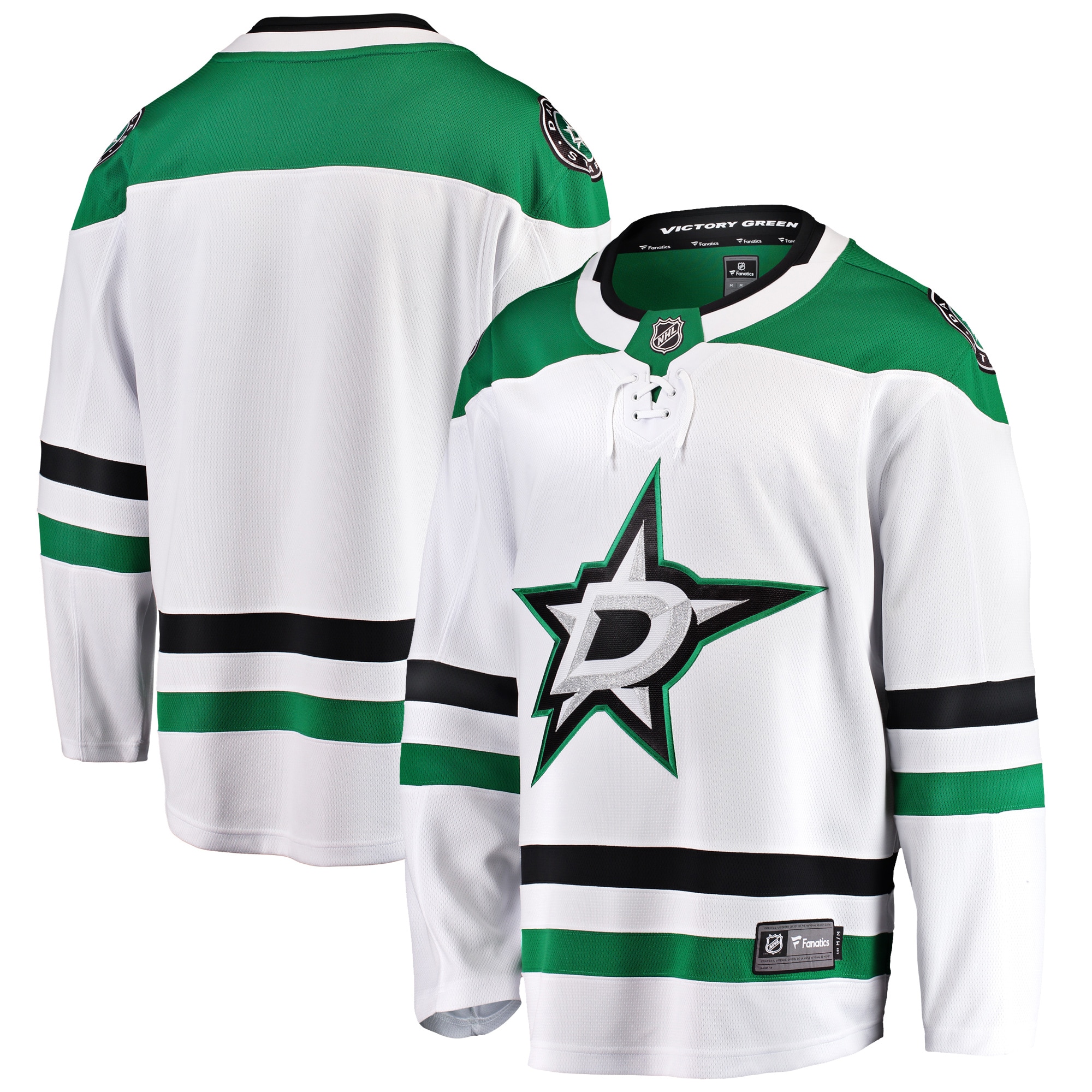 Dallas Stars White Breakaway Away NHL Jersey Men's