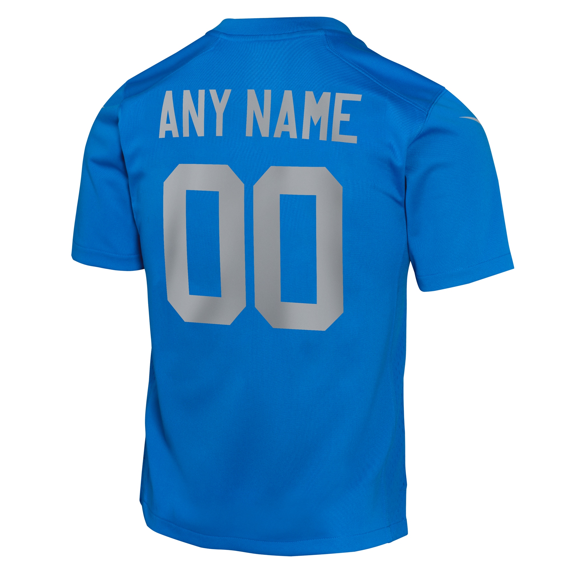 Detroit Lions Blue Alternate Custom Game NFL Jersey Youth