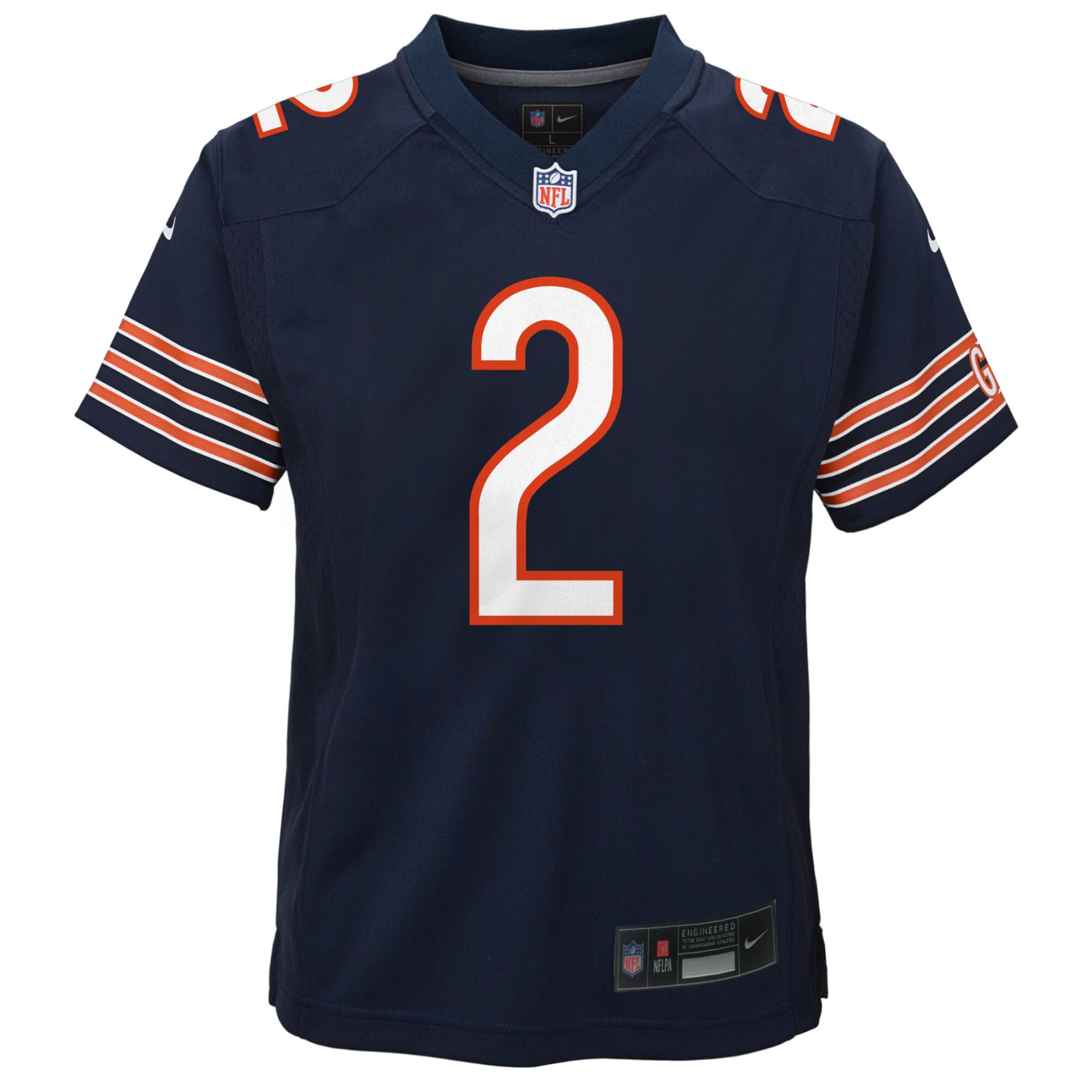 Chicago Bears D.J. Moore Navy Game NFL Jersey Youth