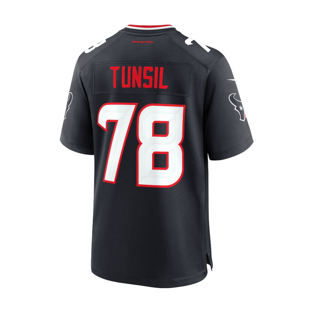 Laremy Tunsil 78 Houston Texans 2025 Pro Bowl Patch Game Navy NFL Jersey Men's