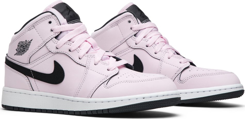 Air Jordan 1 Mid GS Pink Foam 555112-601