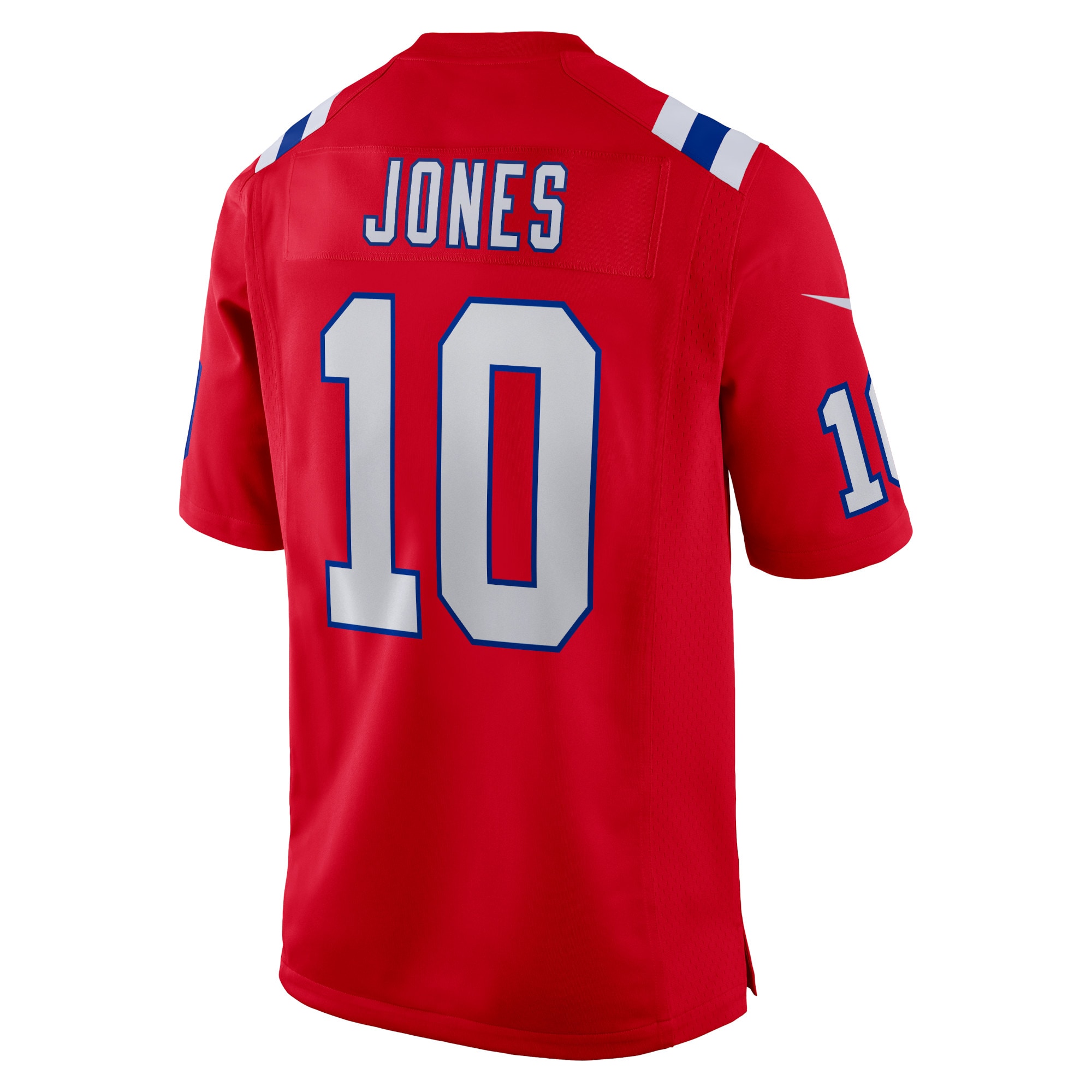 New England Patriots Mac Jones Red Alternate Game NFL Jersey Men's