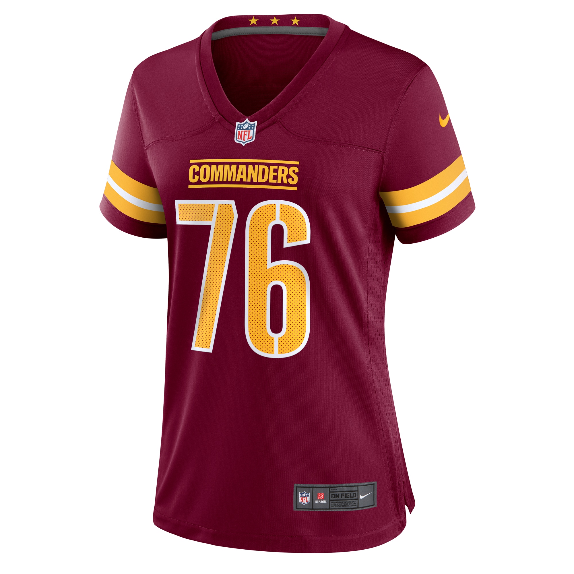 Washington Commanders Sam Cosmi Burgundy Game NFL Jersey Women's