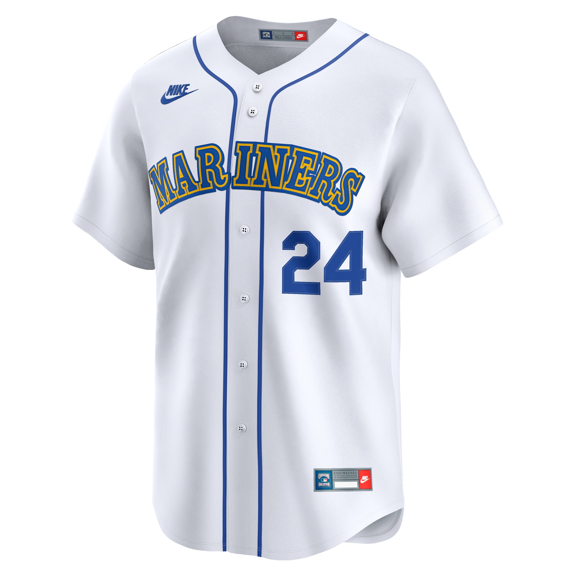 Seattle Mariners Ken Griffey Jr. White Throwback Cooperstown Collection Limited MLB Jersey Men's