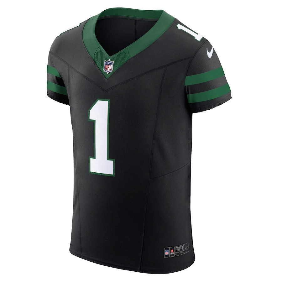 Ahmad Sauce Gardner 1 New York Jets Alternate Vapor F.U.S.E. ELITE Legacy Black NFL Jersey Men's