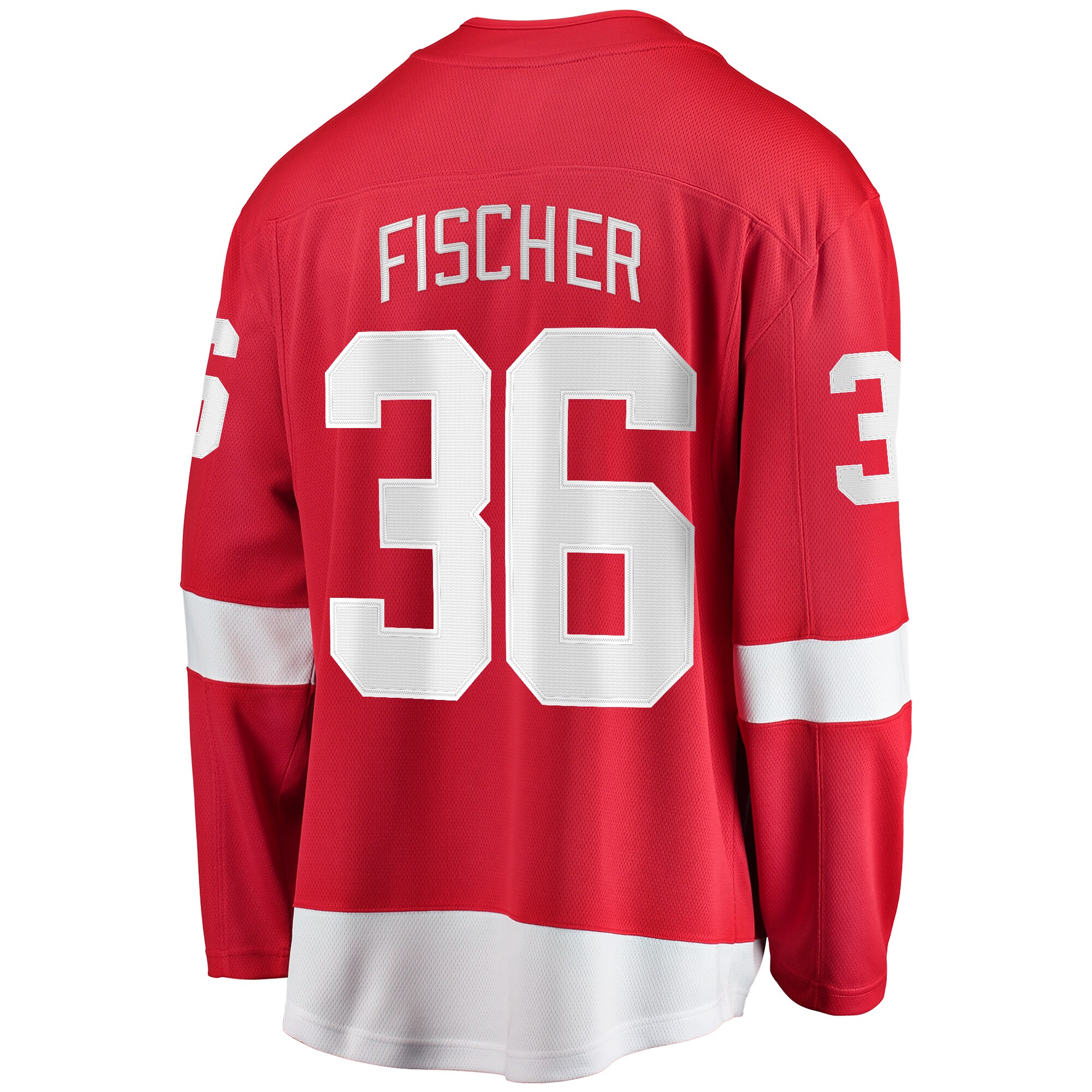Detroit Red Wings Christian Fischer Red Home Breakaway NHL Jersey Men's