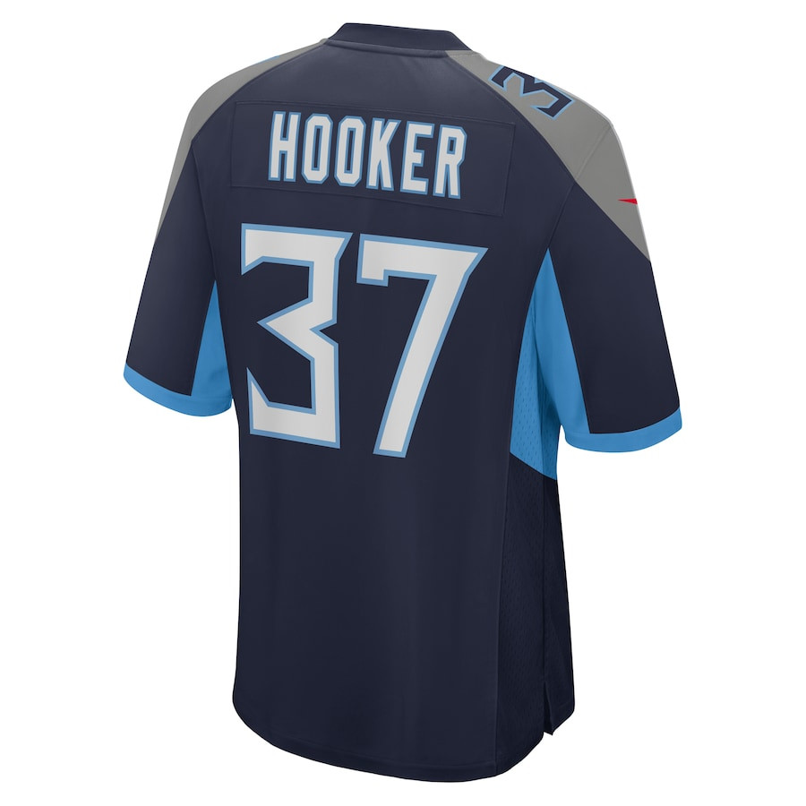Amani Hooker 37 Tennessee Titans Game Navy NFL Jersey Men's