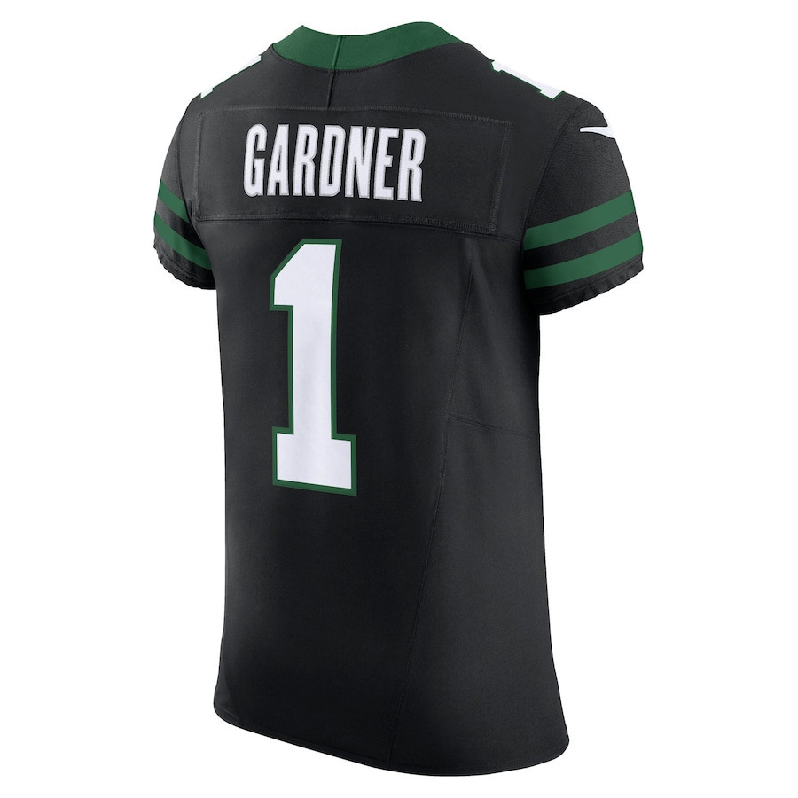 Ahmad Sauce Gardner 1 New York Jets Alternate Vapor F.U.S.E. ELITE Legacy Black NFL Jersey Men's