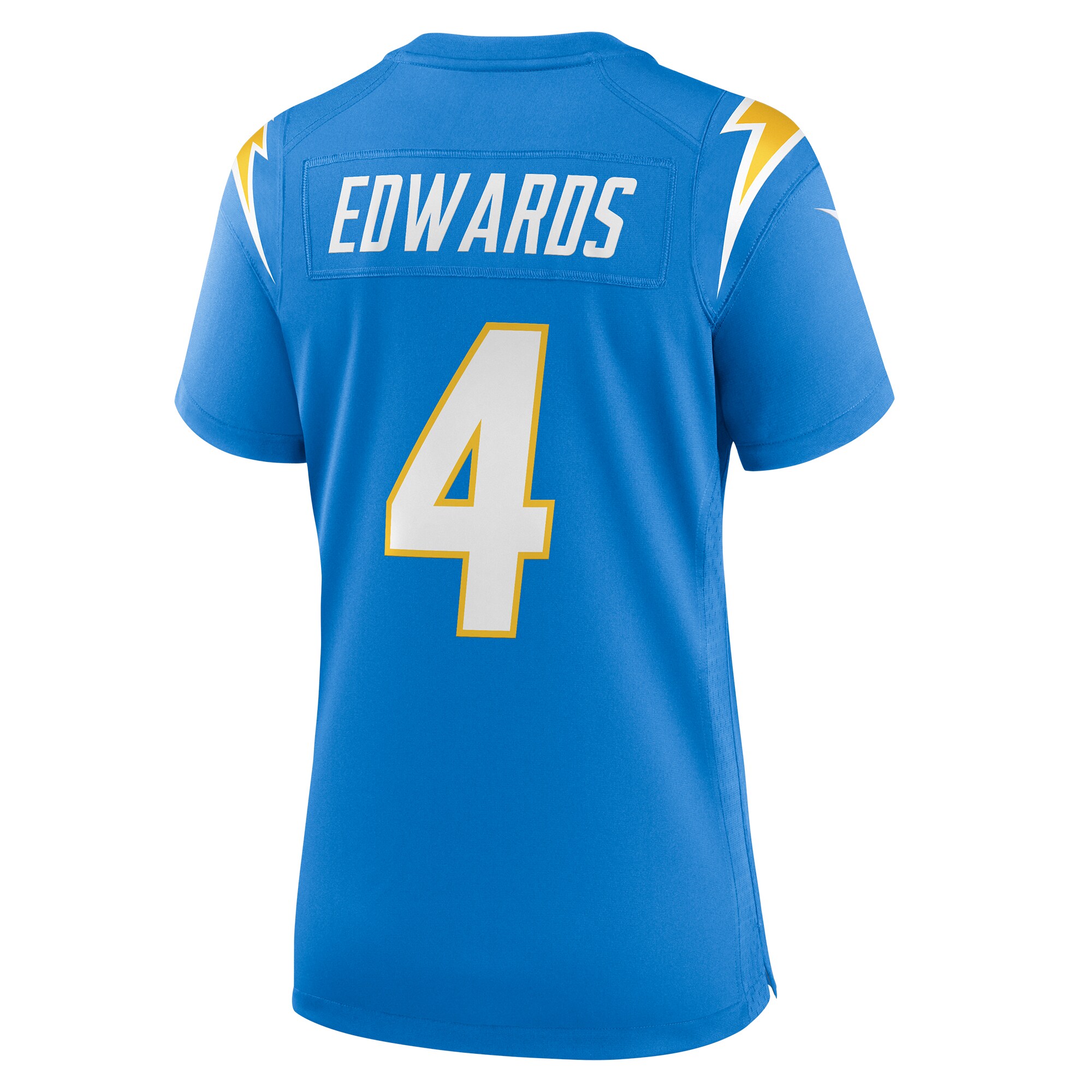 Los Angeles Chargers Gus Edwards Powder Blue Game NFL Jersey Women's
