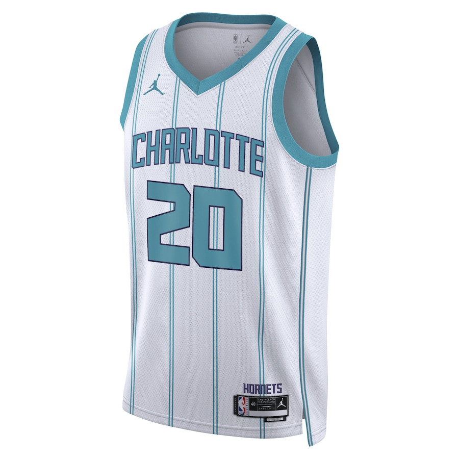 Gordon Hayward 20 Charlotte Hornets Unisex Swingman Association Editio White NBA Jersey Unisex