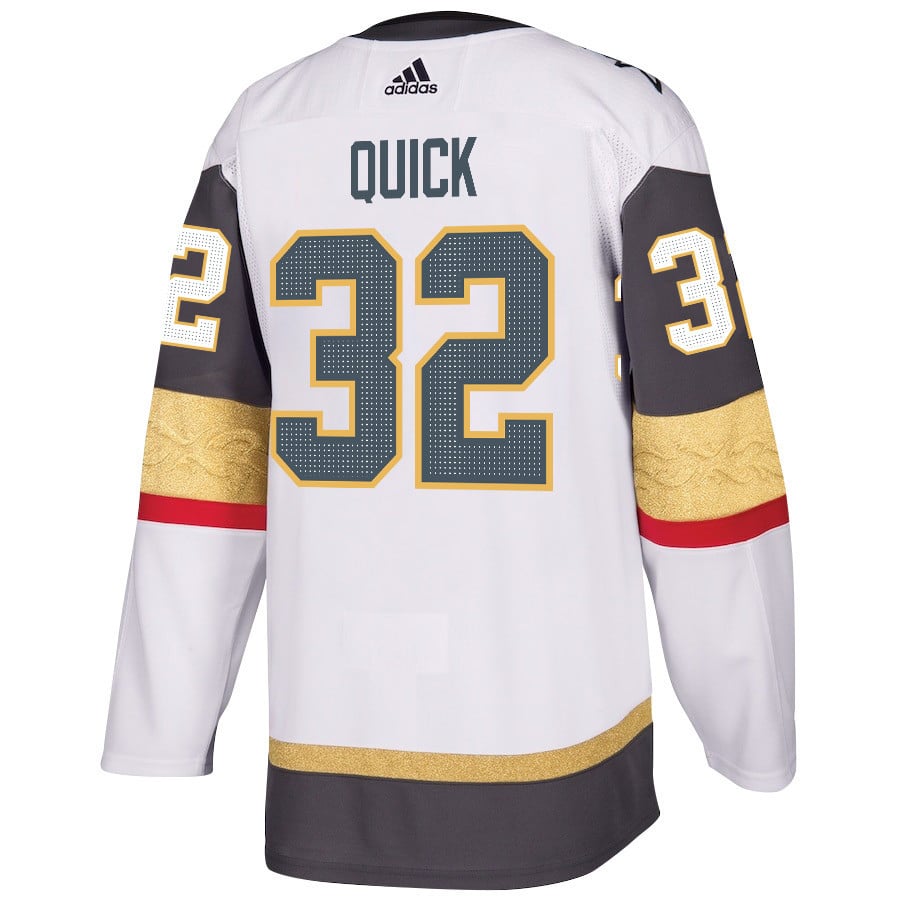 Jonathan Quick 32 Vegas Golden Knights Stanley Cup 2023 Final Patch Away Breakaway White NHL Jersey Men's
