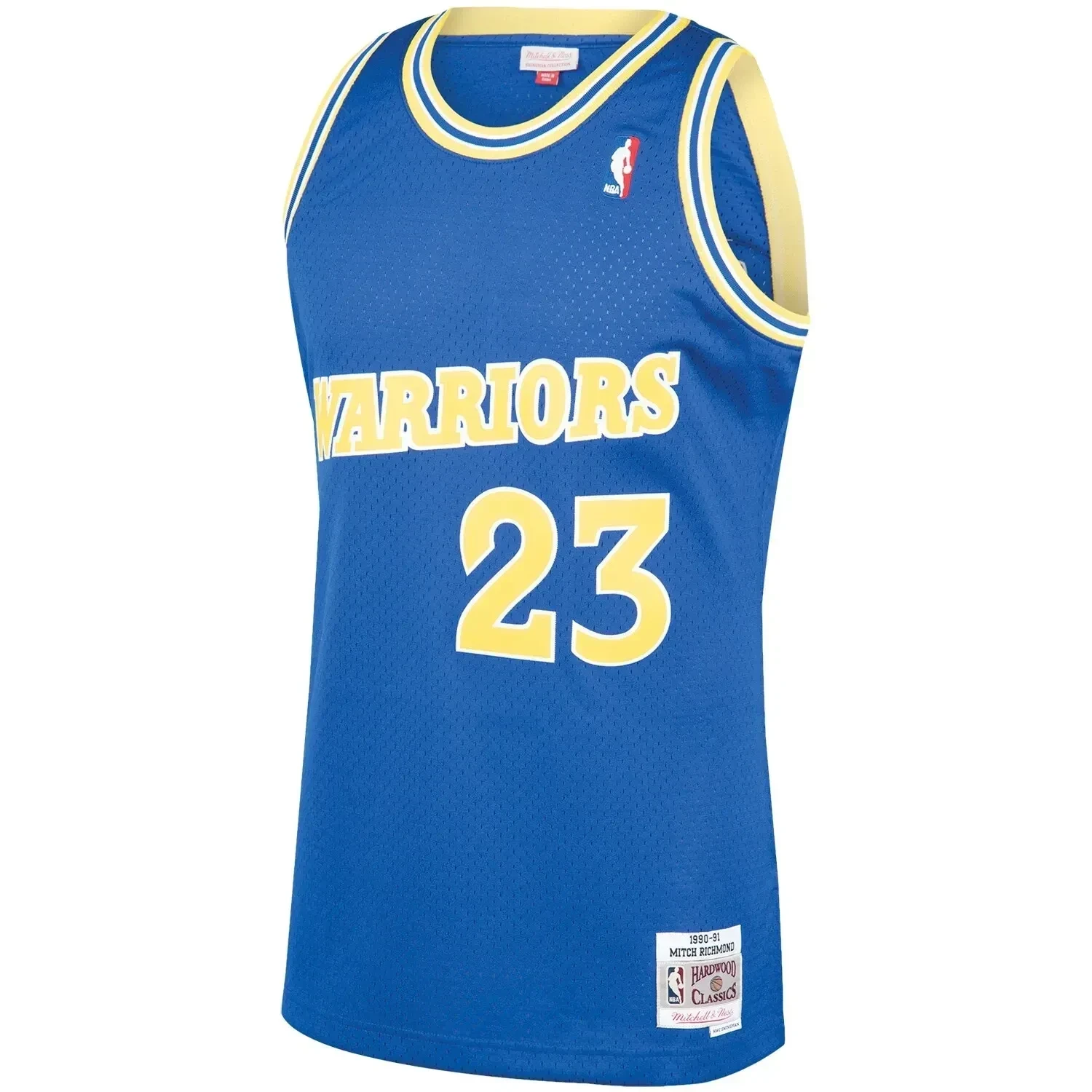 Mitch Richmond Golden State Warriors Mitchell Ness 1990-91 Hardwood Classics Swingman Player Royal NBA Jersey Men's