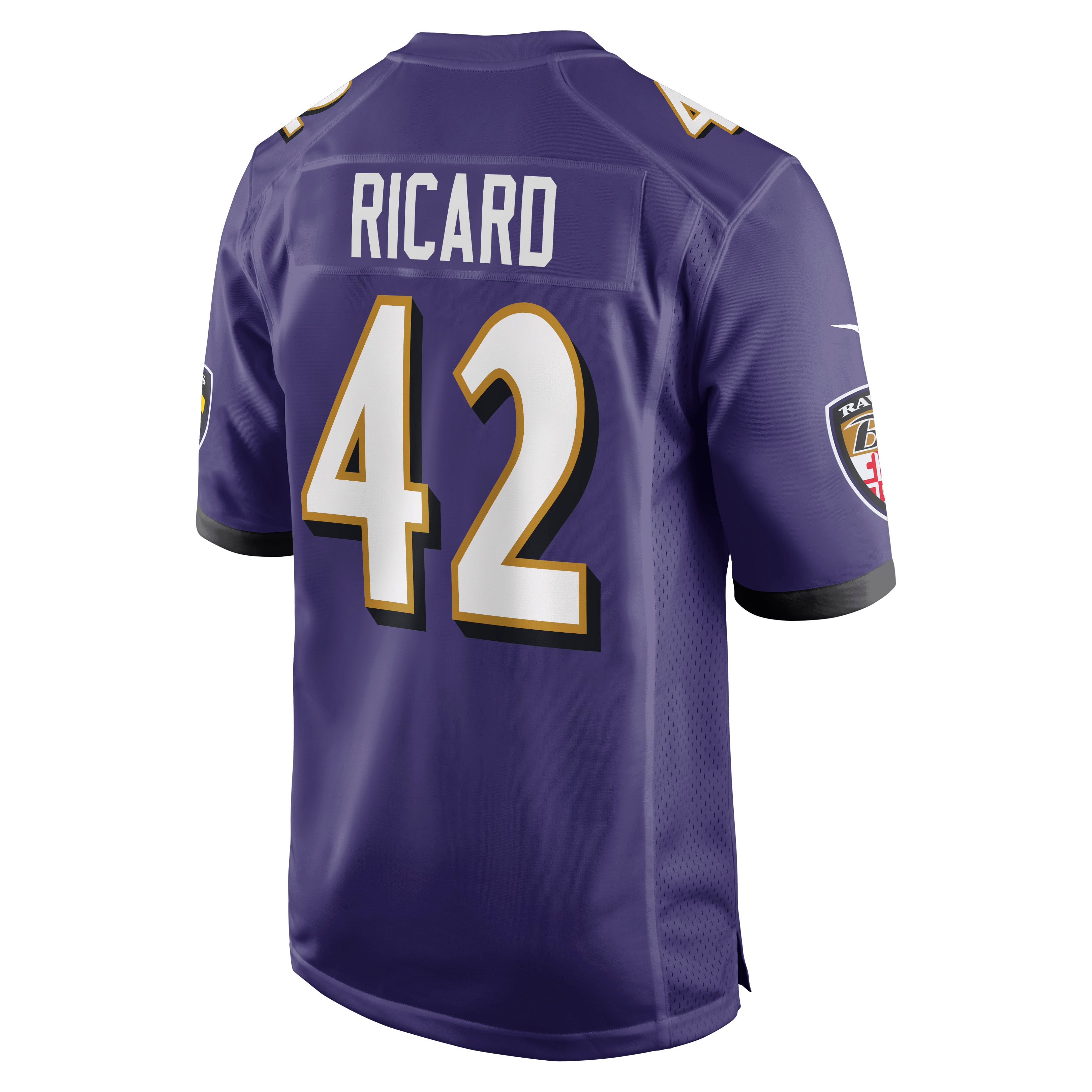 Baltimore Ravens Patrick Ricard Purple Game NFL Jersey Men's
