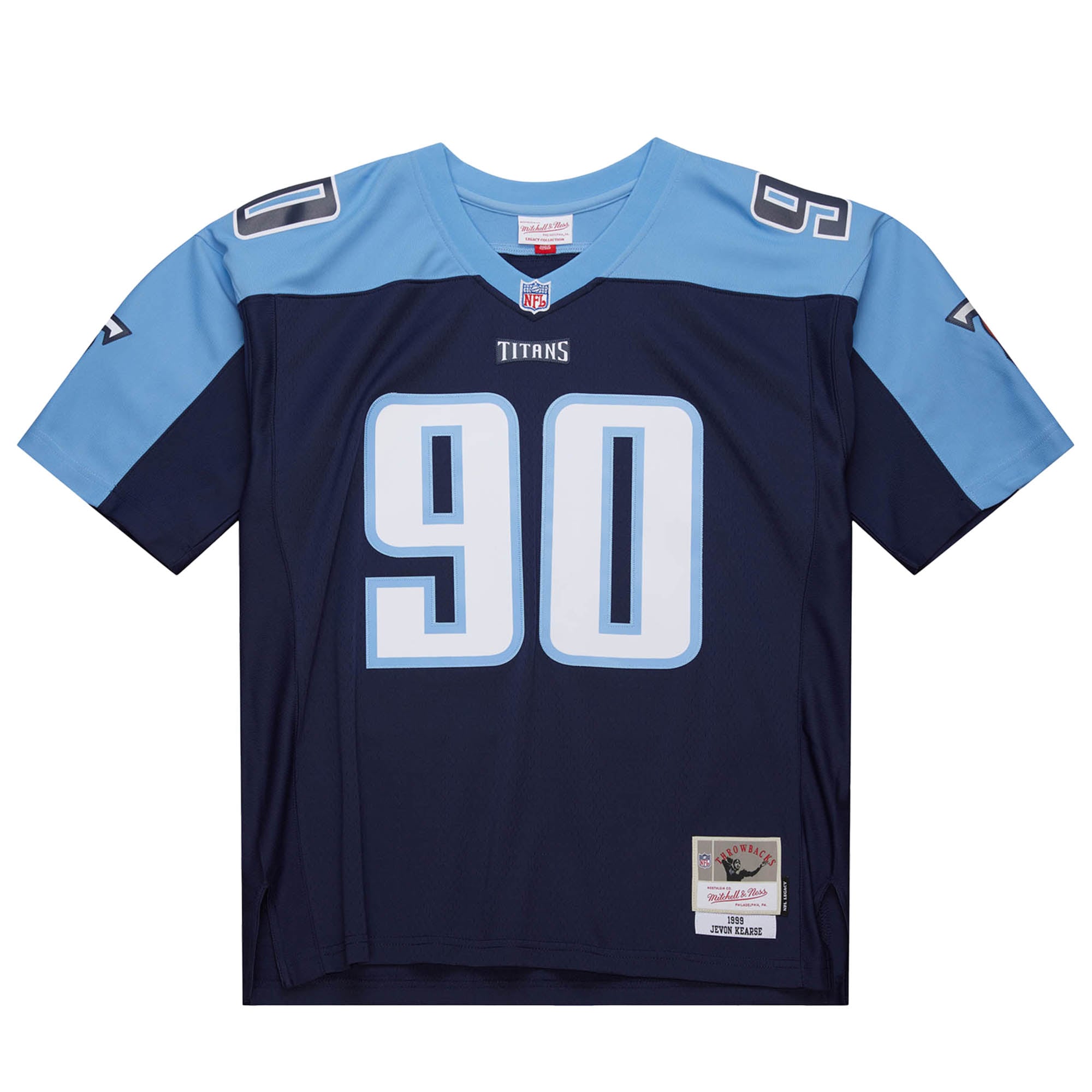 Tennessee Titans Jevon Kearse Mitchell Ness Navy 1999 Legacy NFL Jersey Men's