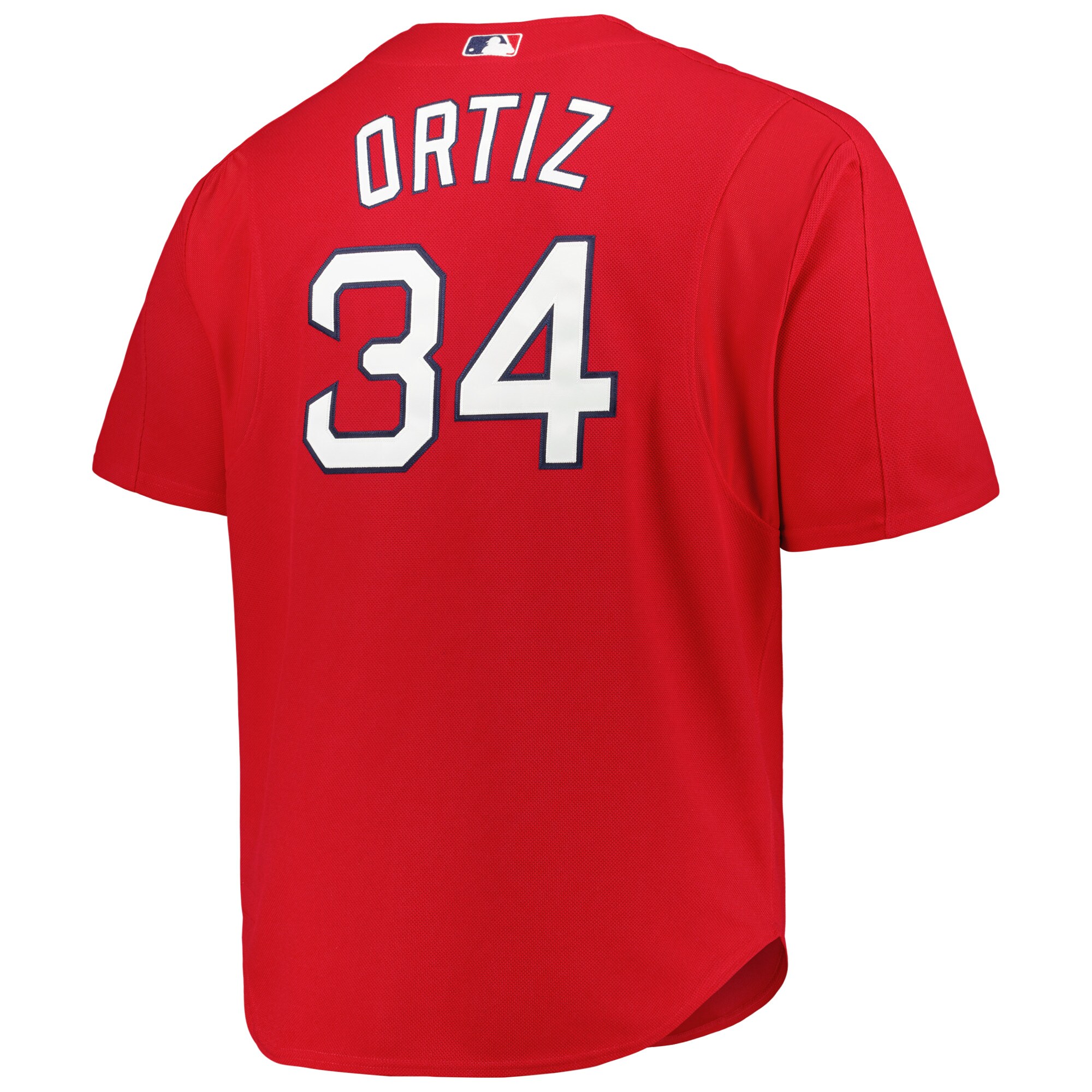 Boston Red Sox David Ortiz Mitchell Ness Red Big Tall Cooperstown Collection Batting Practice MLB Jersey Men's
