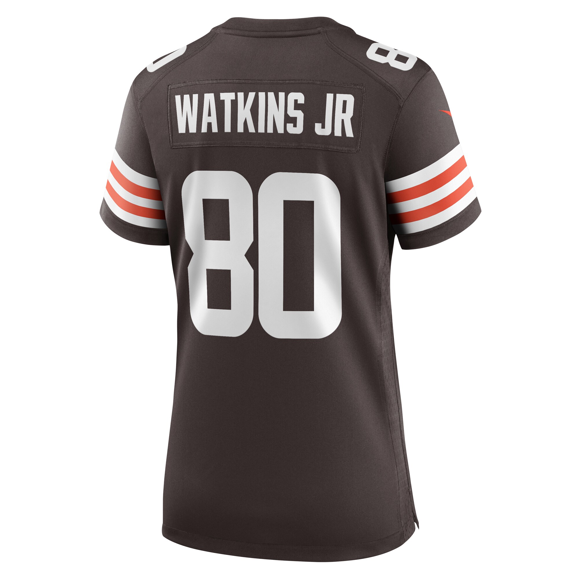 Cleveland Browns Austin Watkins Jr. Brown Team Game NFL Jersey Women's