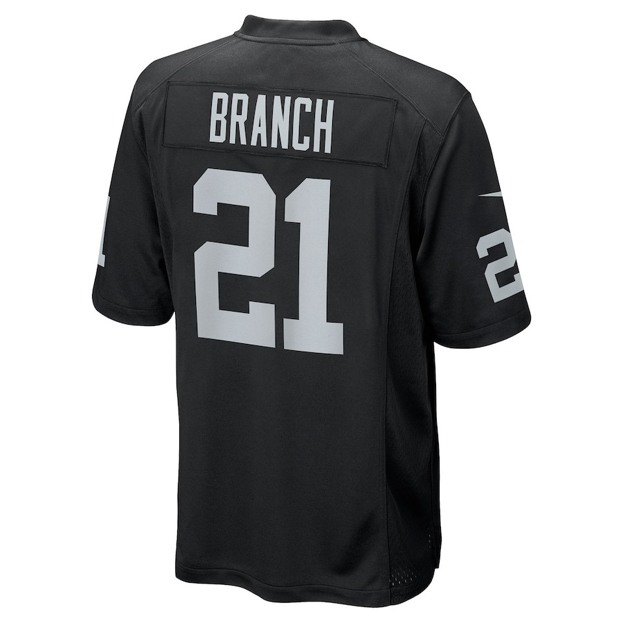Cliff Branch 21 Las Vegas Raiders Retired Game Black NFL Jersey Men's