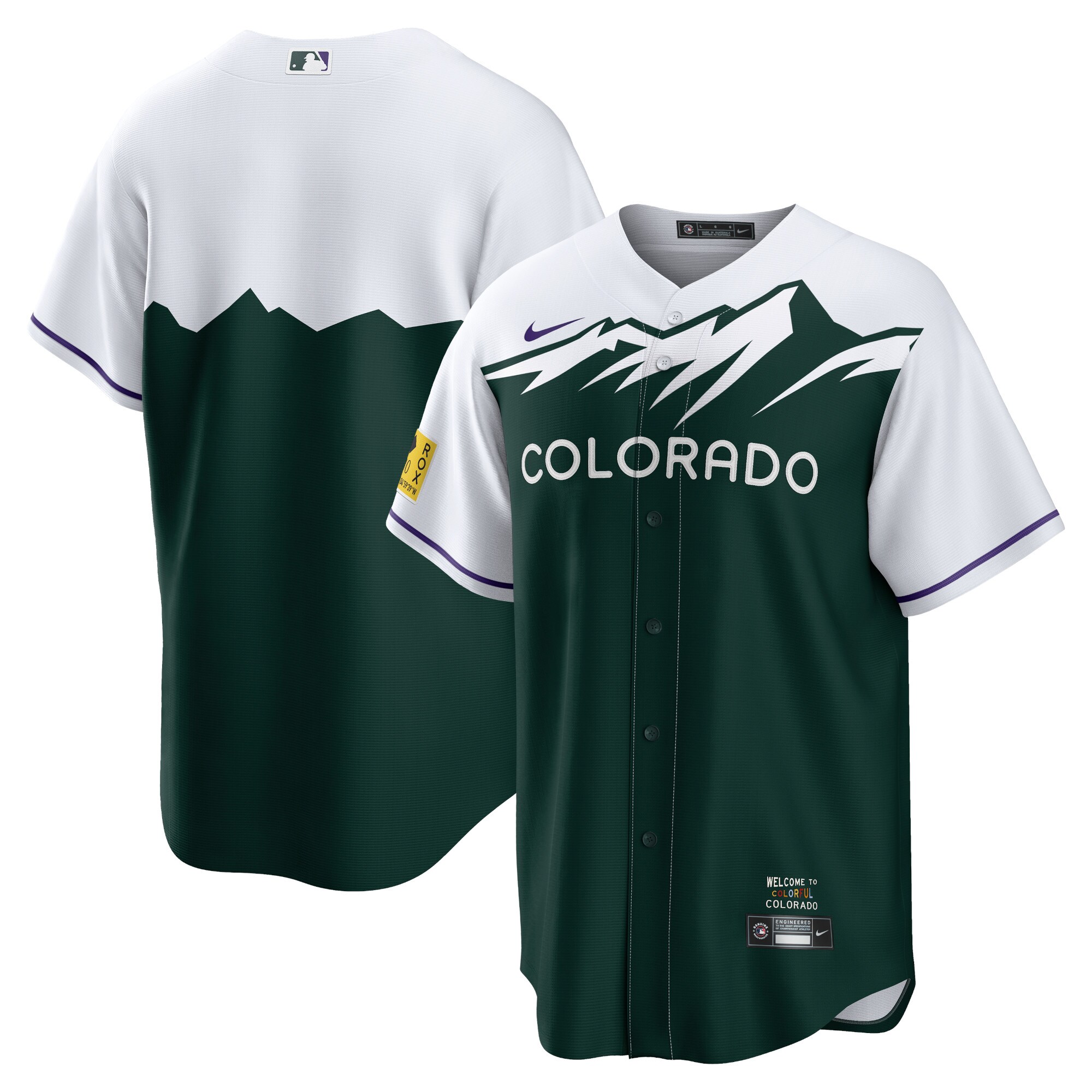 Colorado Rockies Green City Connect Team MLB Jersey Men's