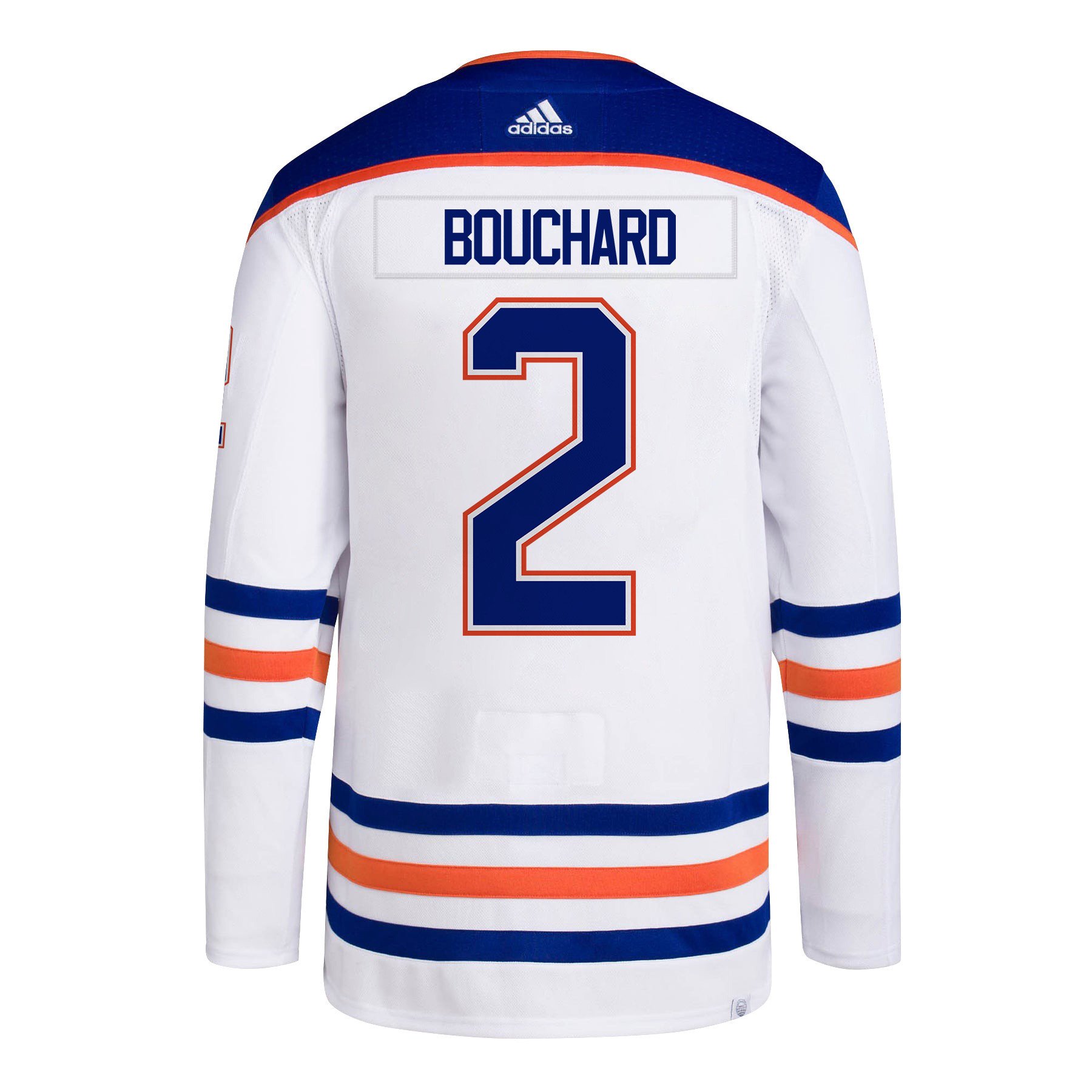 Evan Bouchard 2 Edmonton Oilers 2024 STANLEY CUP Final Away White NHL Jersey Men's