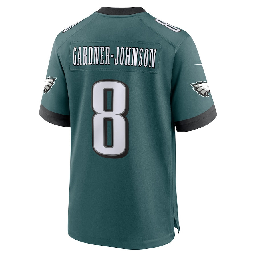 C.J. Gardner-Johnson #8 Philadelphia Eagles Super Bowl LIX Midnight Green NFL Jersey Youth
