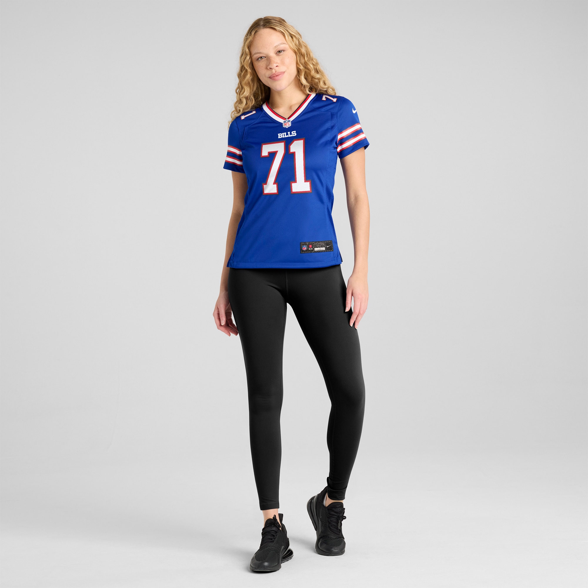 Buffalo Bills Quinton Jefferson Royal Game NFL Jersey Women's