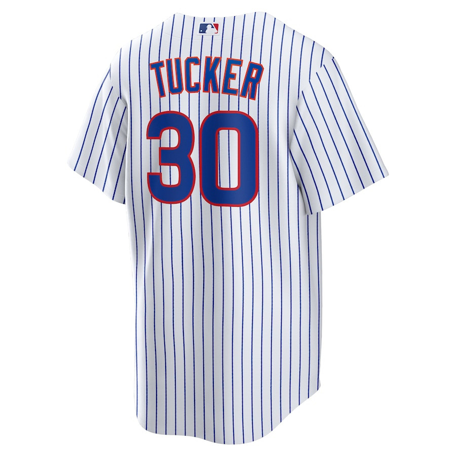 Kyle Tucker 30 Chicago Cubs Home Player White MLB Jersey Men's