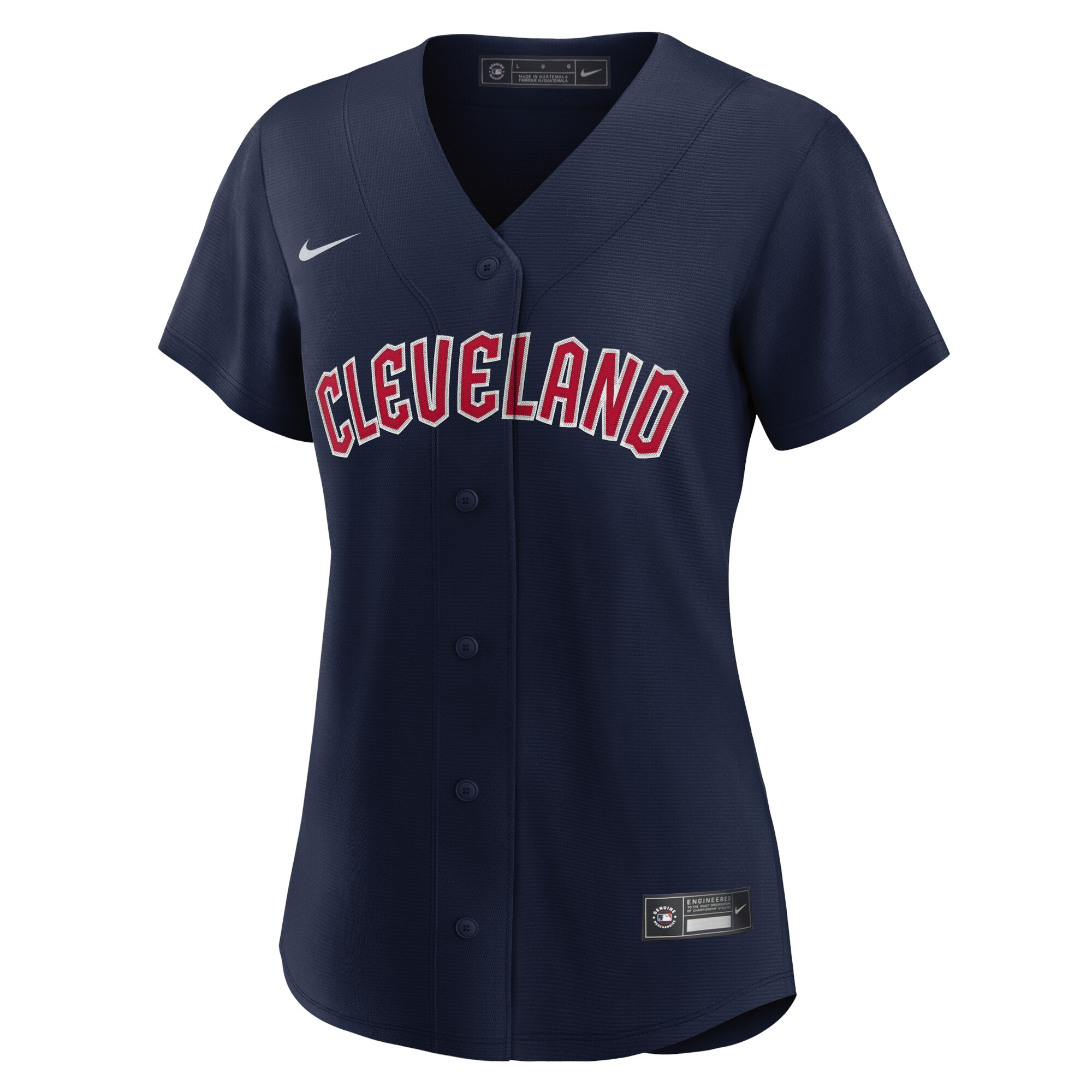 Cleveland Guardians Navy Alternate Official MLB Jersey Women's