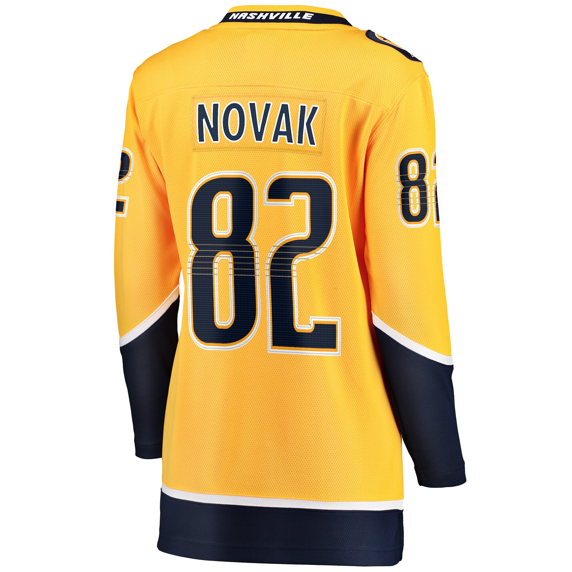 Nashville Predators Tommy Novak Gold Home Breakaway Player NHL Jersey Women's