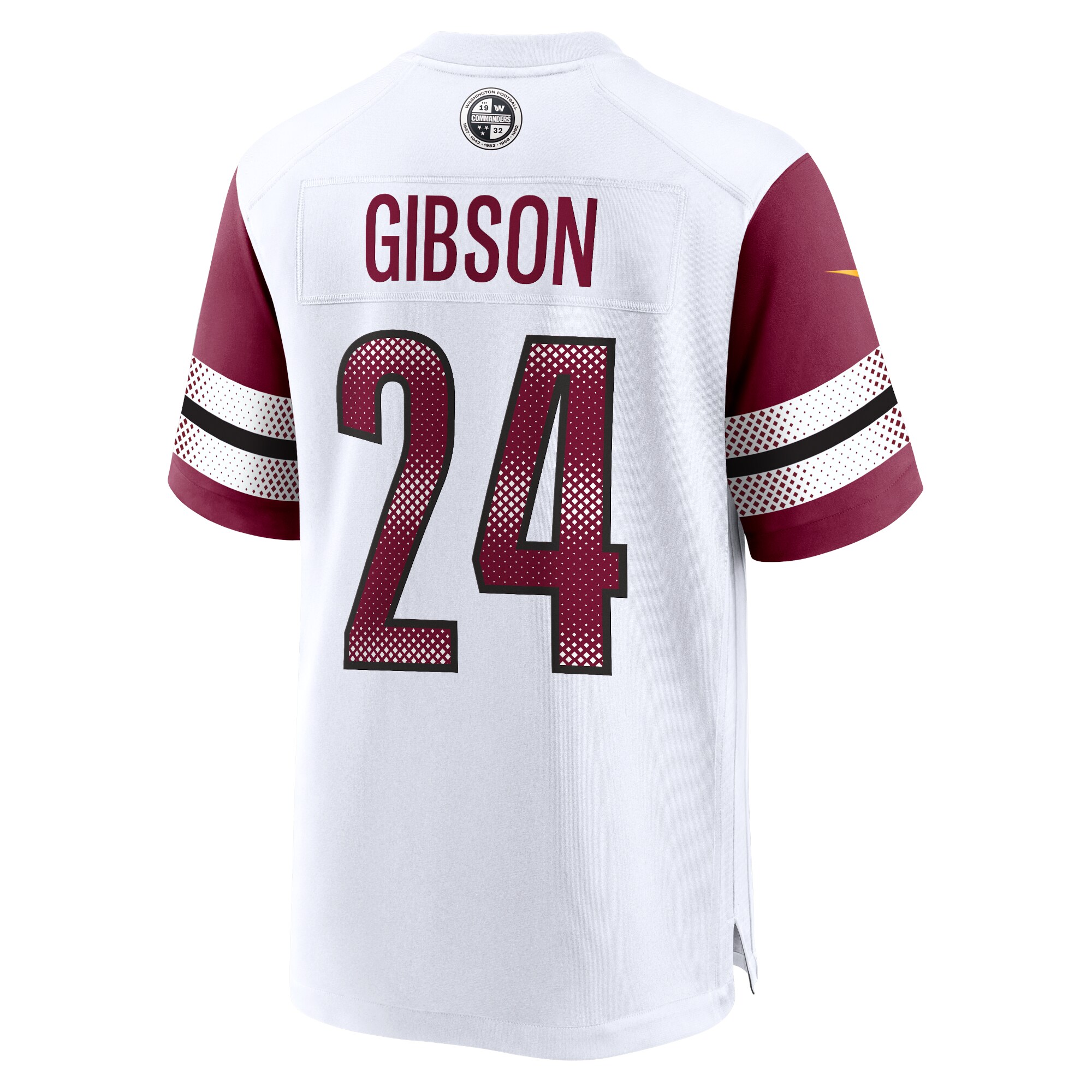 Washington Commanders Antonio Gibson White Game NFL Jersey Men's