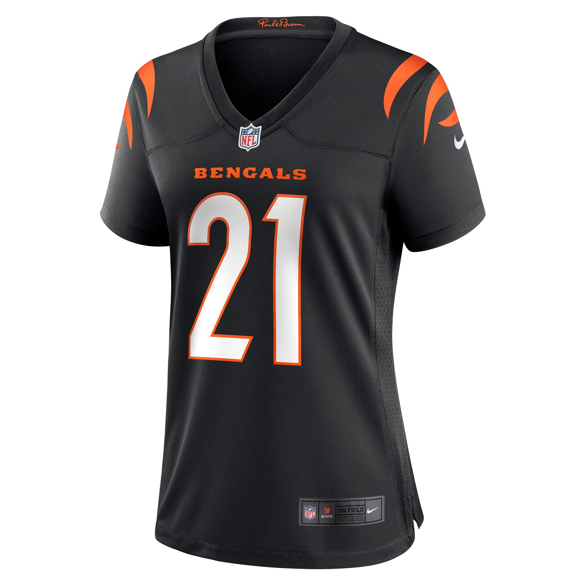 Cincinnati Bengals Mike Hilton Black Game Player NFL Jersey Women's