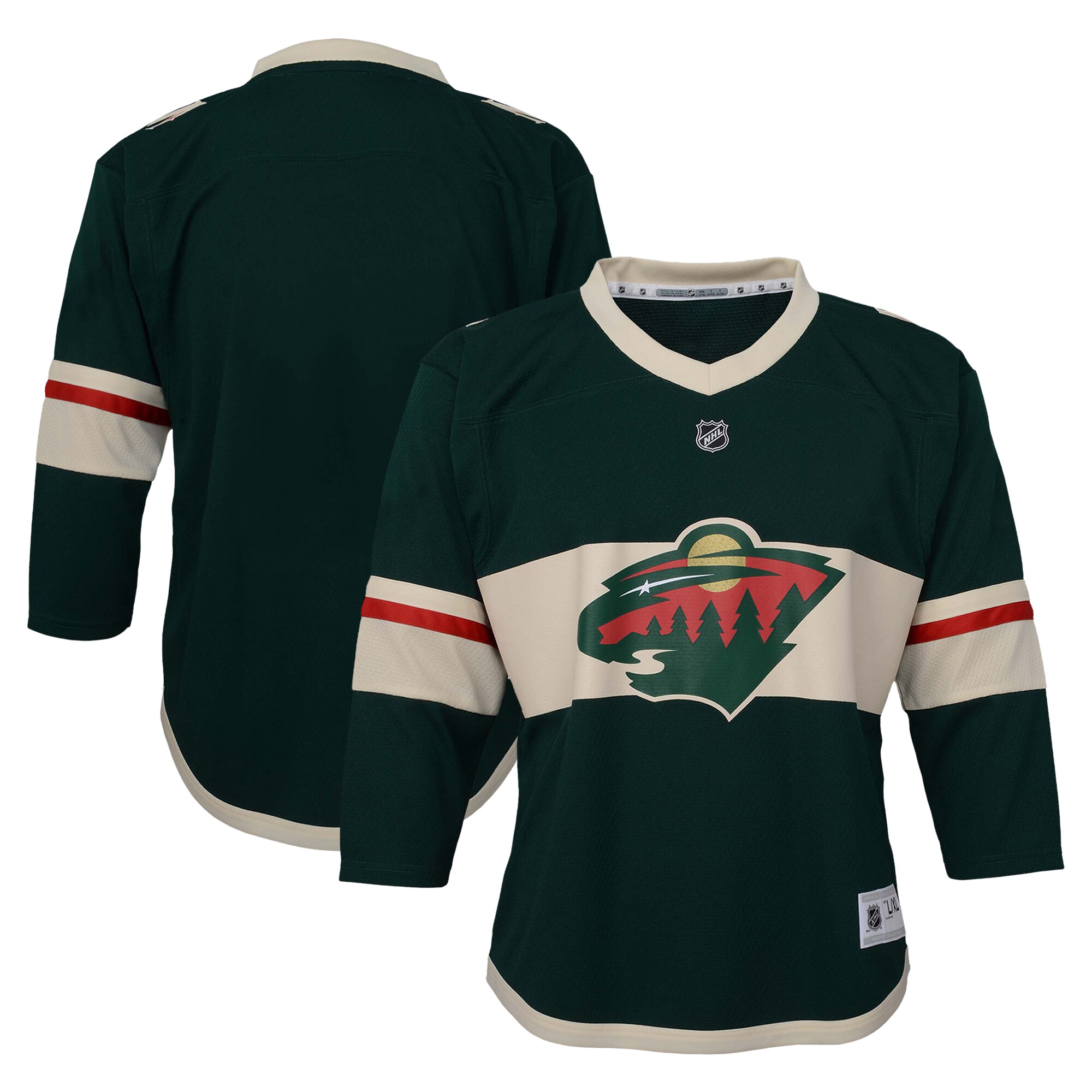 Minnesota Wild Green NHL Jersey Youth