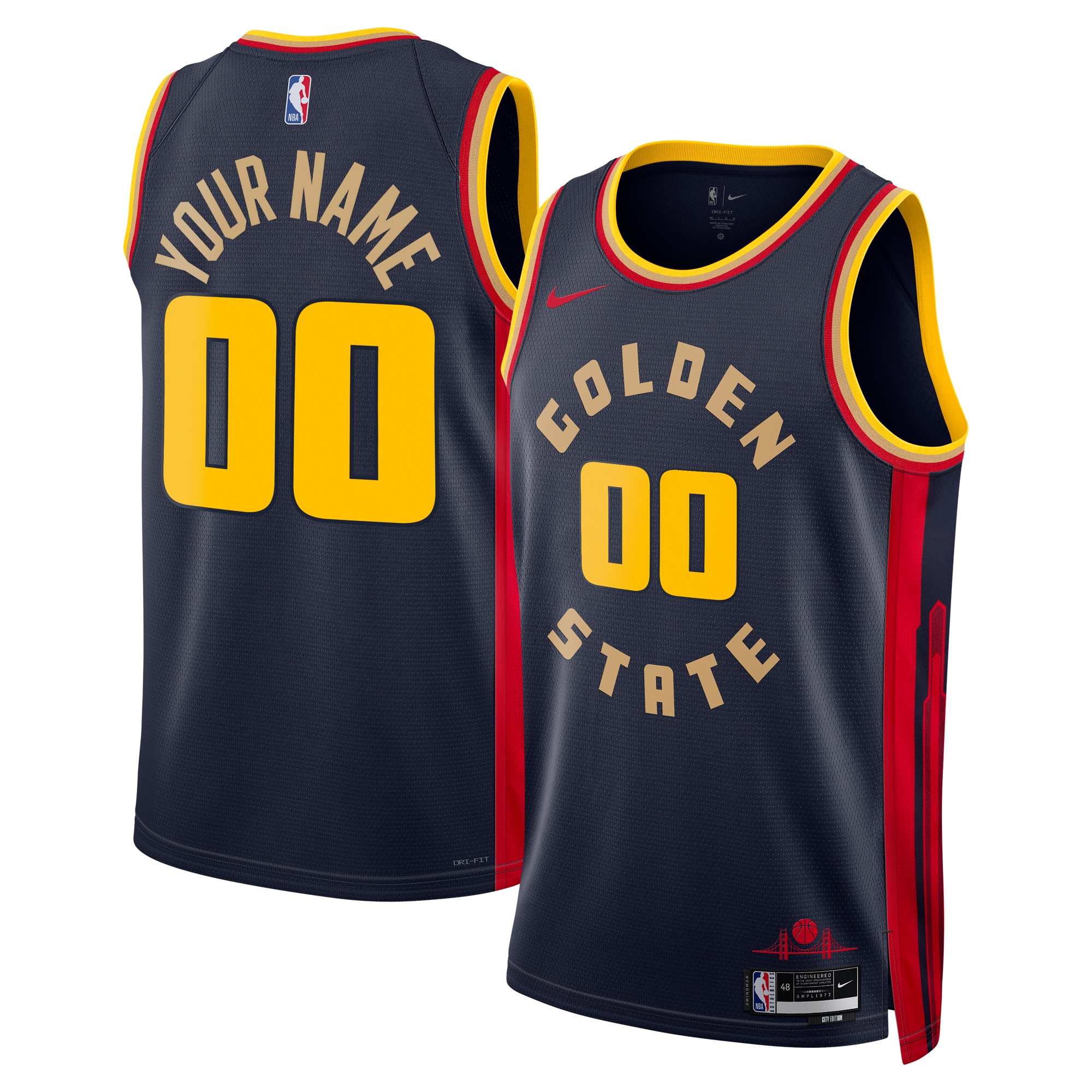 Golden State Warriors City Edition Swingman 2024 Custom Unisex NBA Jersey Unisex