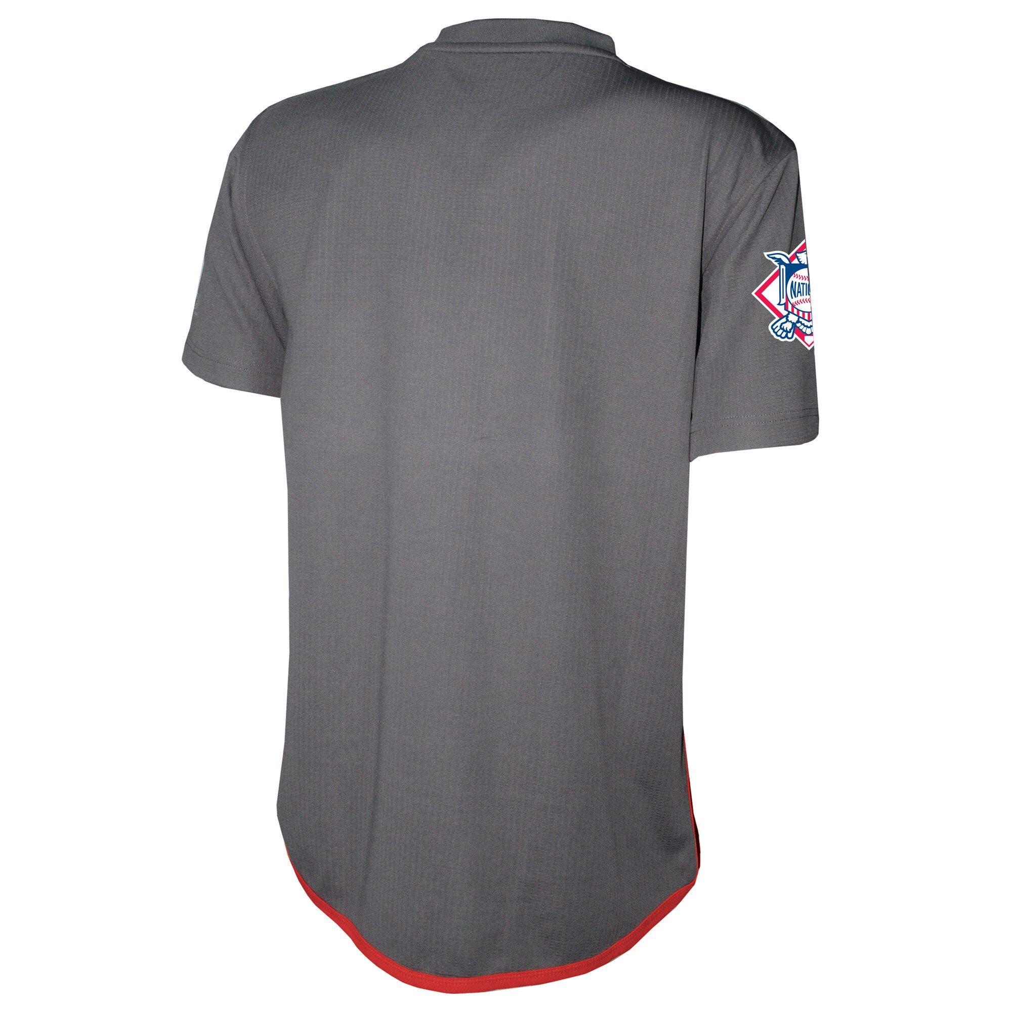 Atlanta Braves Stitches Charcoal Team V-Neck MLB Jersey Youth