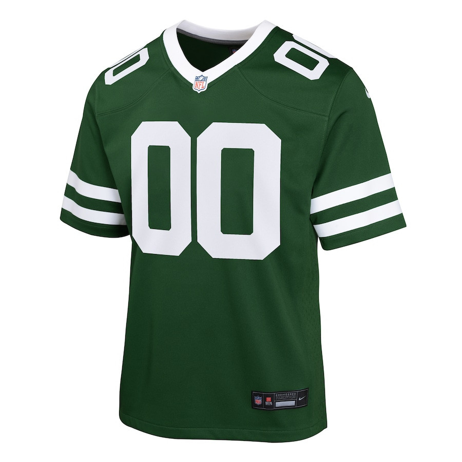 New York Jets Game Custom, Legacy Green NFL Jersey Youth