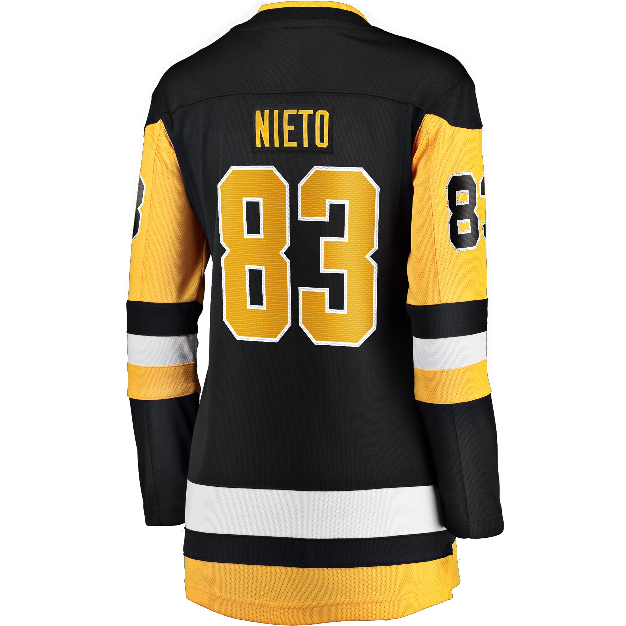 Pittsburgh Penguins Matt Nieto Black Home Breakaway Player NHL Jersey Women's