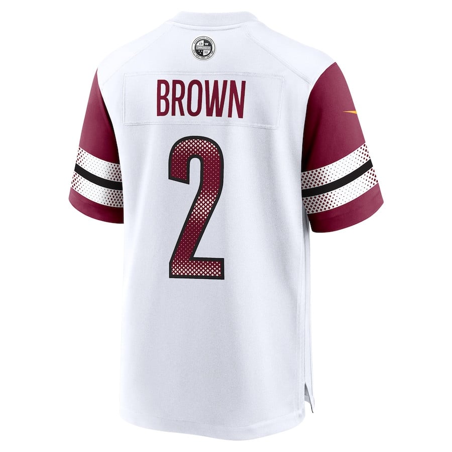 Dyami Brown 2 Washington Commanders Game White NFL Jersey Men's