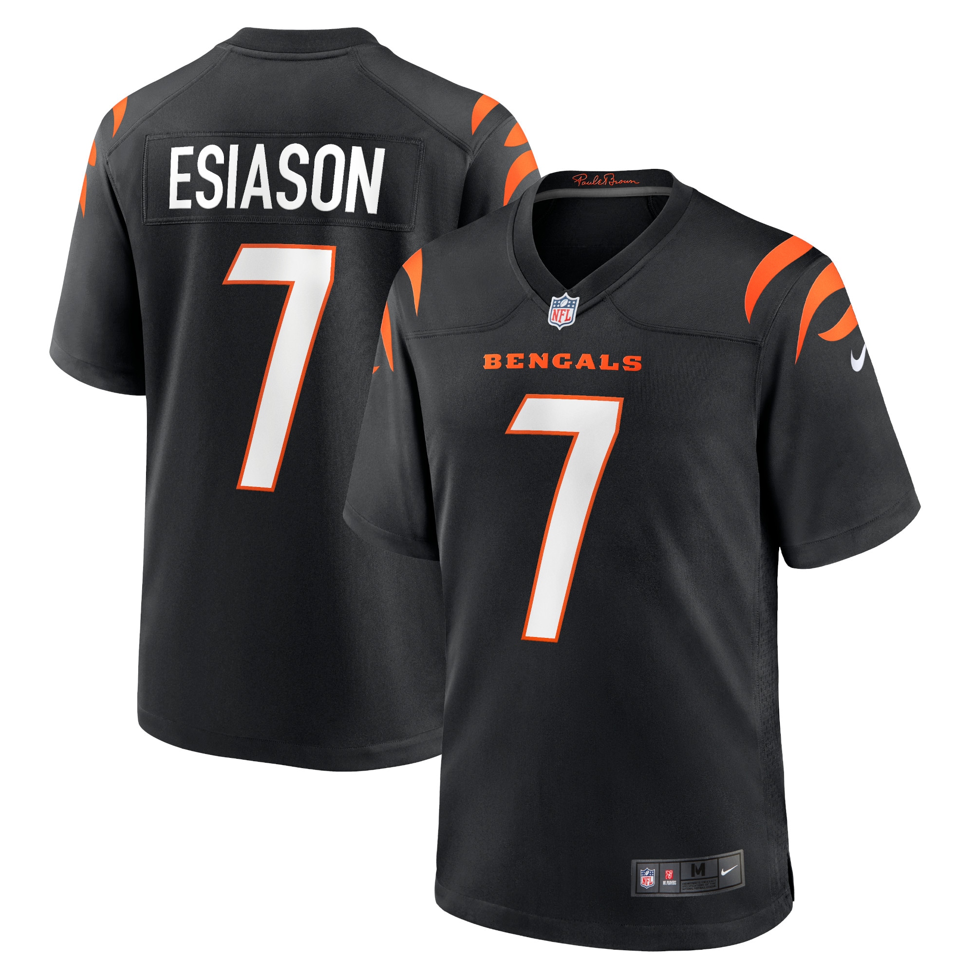 Cincinnati Bengals Boomer Esiason Black Retired Player NFL Jersey Men's