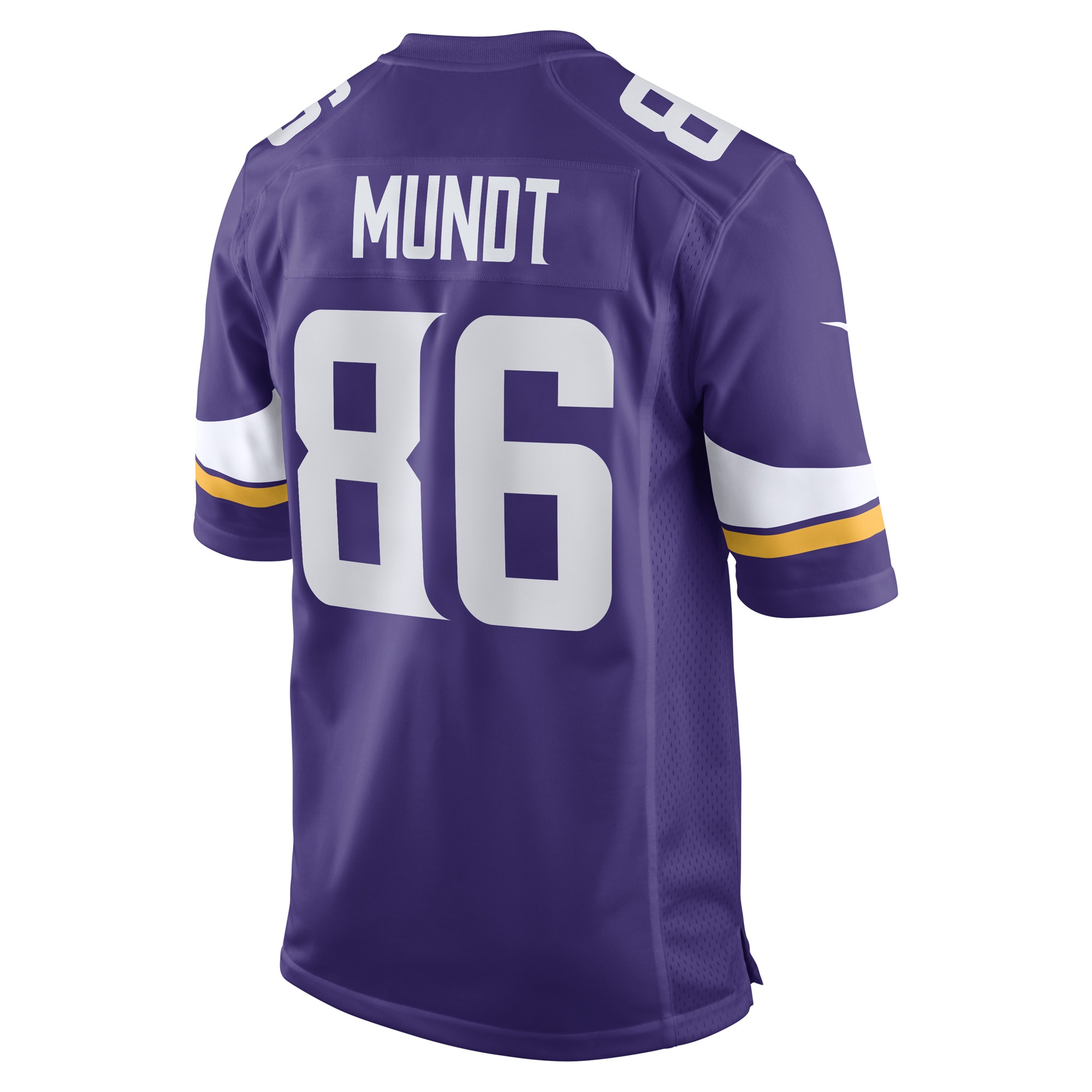 Minnesota Vikings Johnny Mundt Purple Game Player NFL Jersey Men's