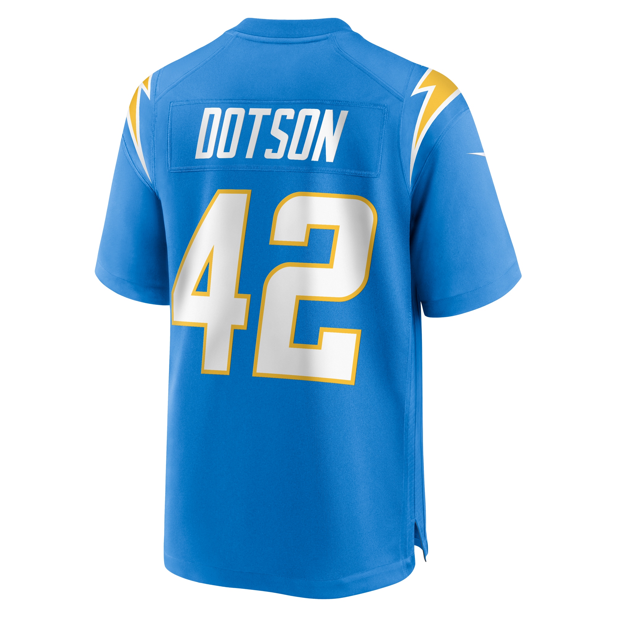 Los Angeles Chargers Elijah Dotson Powder Blue Team Game NFL Jersey Men's