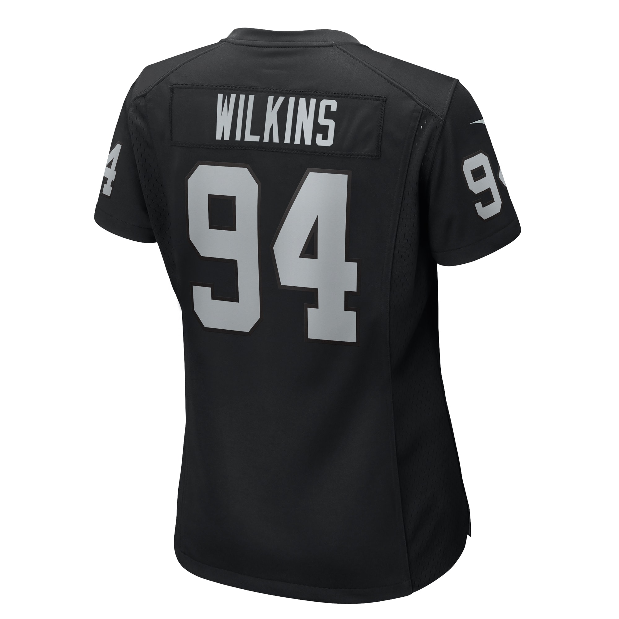 Las Vegas Raiders Christian Wilkins Black Game NFL Jersey Women's