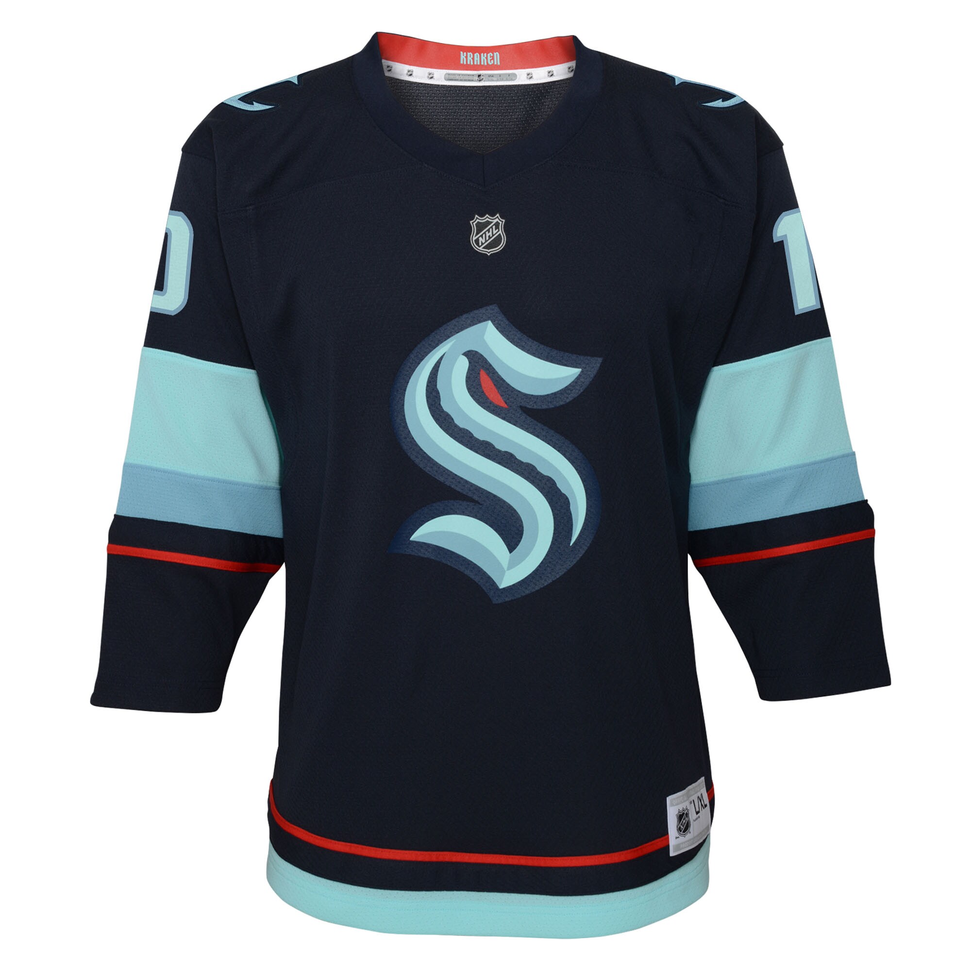 Seattle Kraken Matty Beniers Navy Alternate Player NHL Jersey Youth