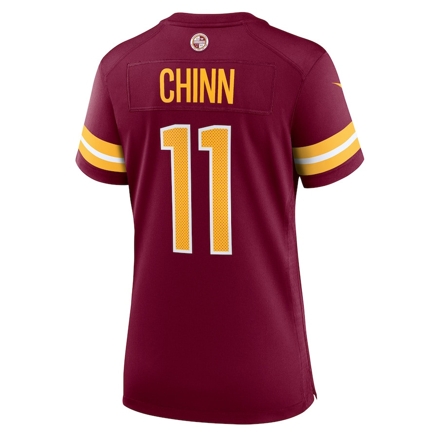 Jeremy Chinn 11 Washington Commanders Game Burgundy NFL Jersey Women's